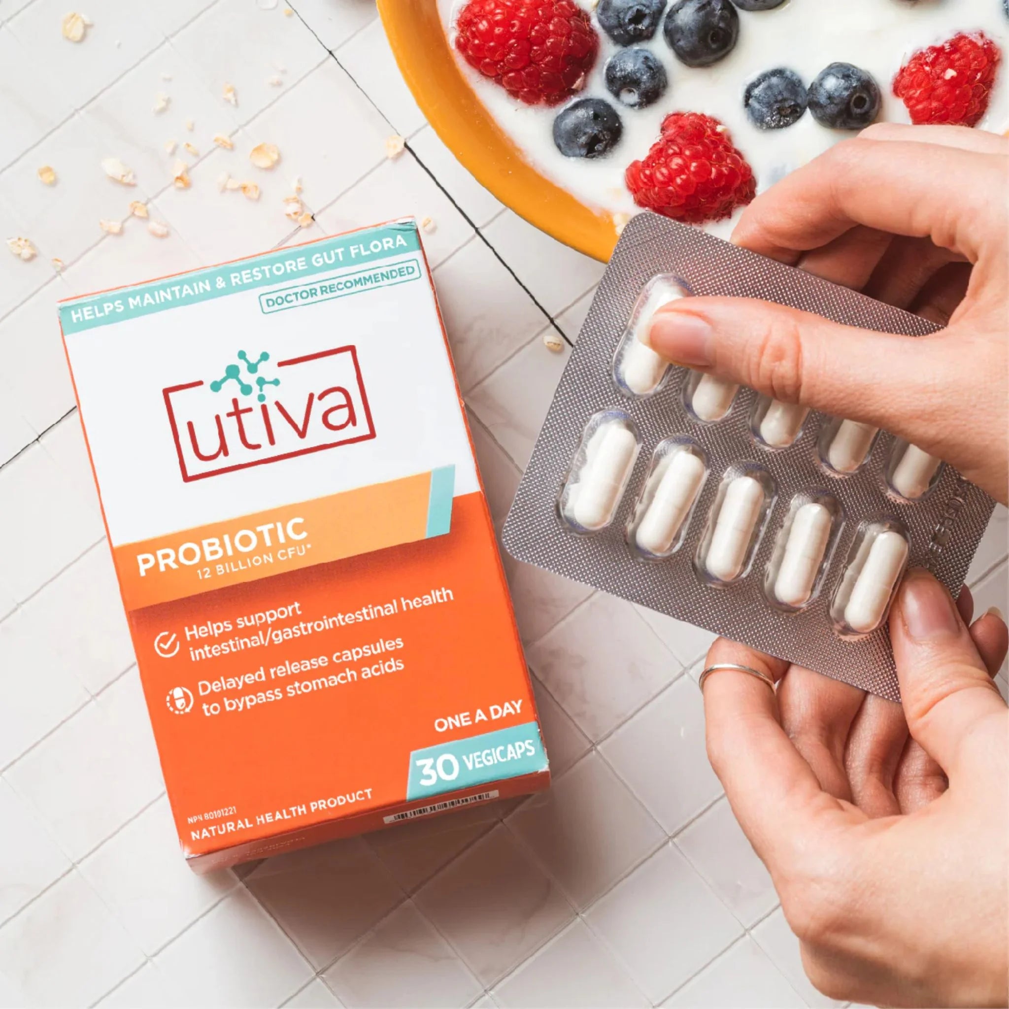 Utiva Probiotic 30 Vegan Caps
