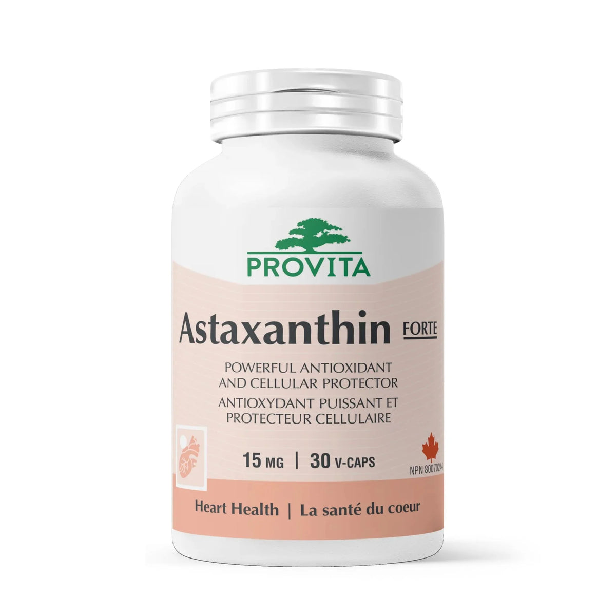 Provita Astaxanthin Fortes 30 Vegan Capsules