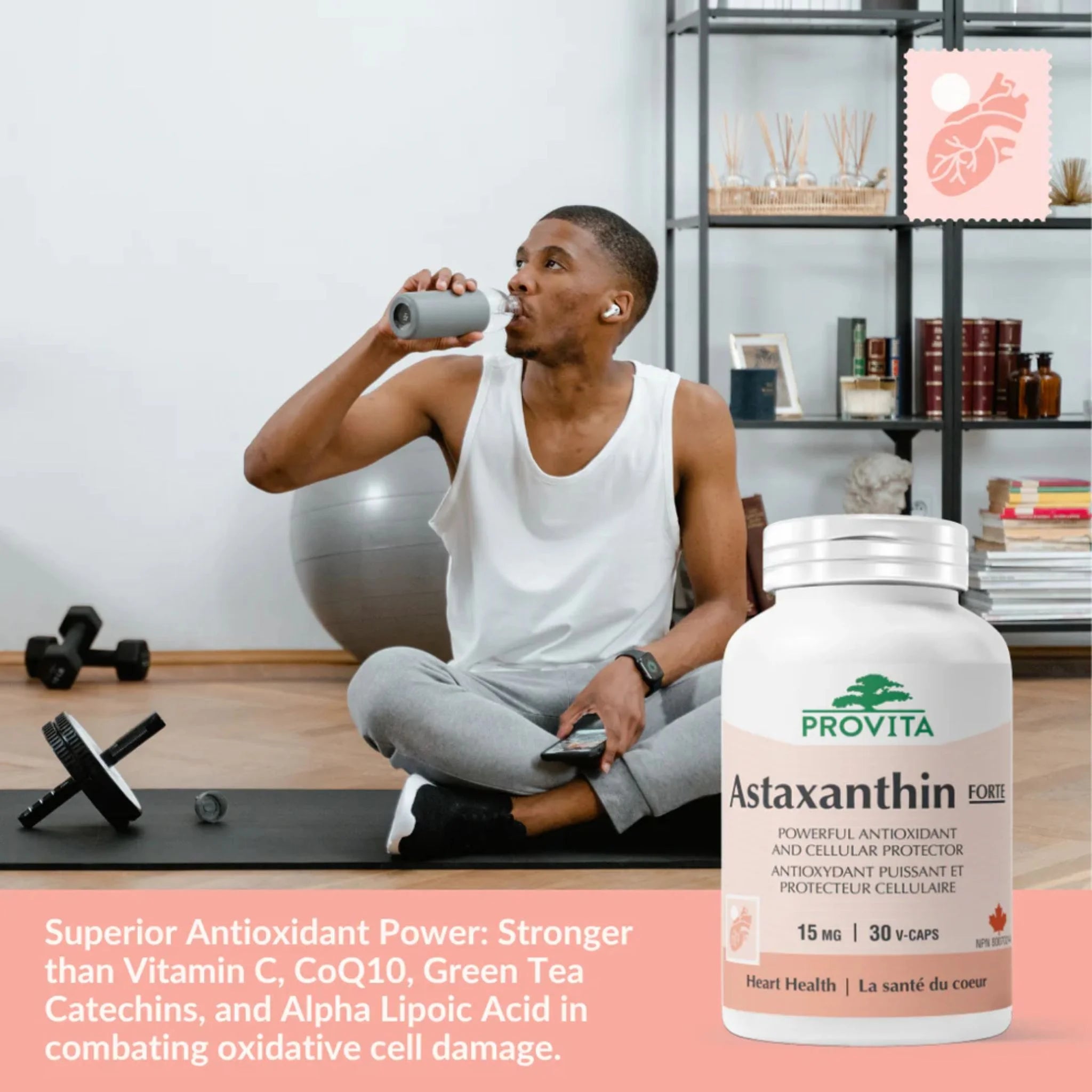 Provita Astaxanthin Fortes 30 Vegan Capsules