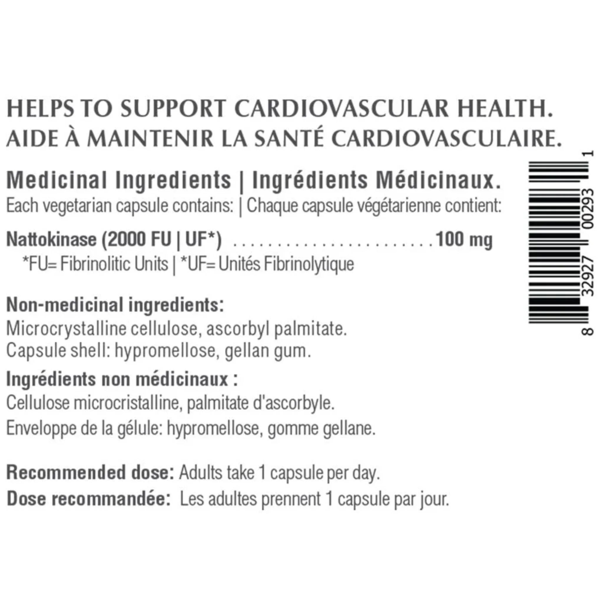 Provita Nattokinase 2000FU 120 Vegan Capsules
