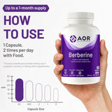AOR Berberine 500mg 60 Capsules - Nature's Source Inc