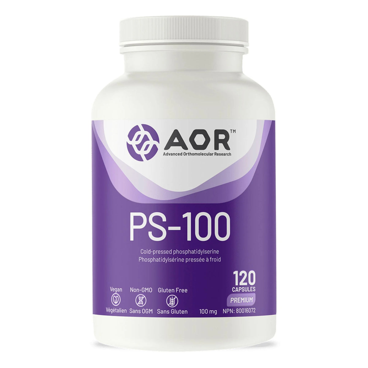 AOR PS 100, 120 Capsules - Nature's Source Inc