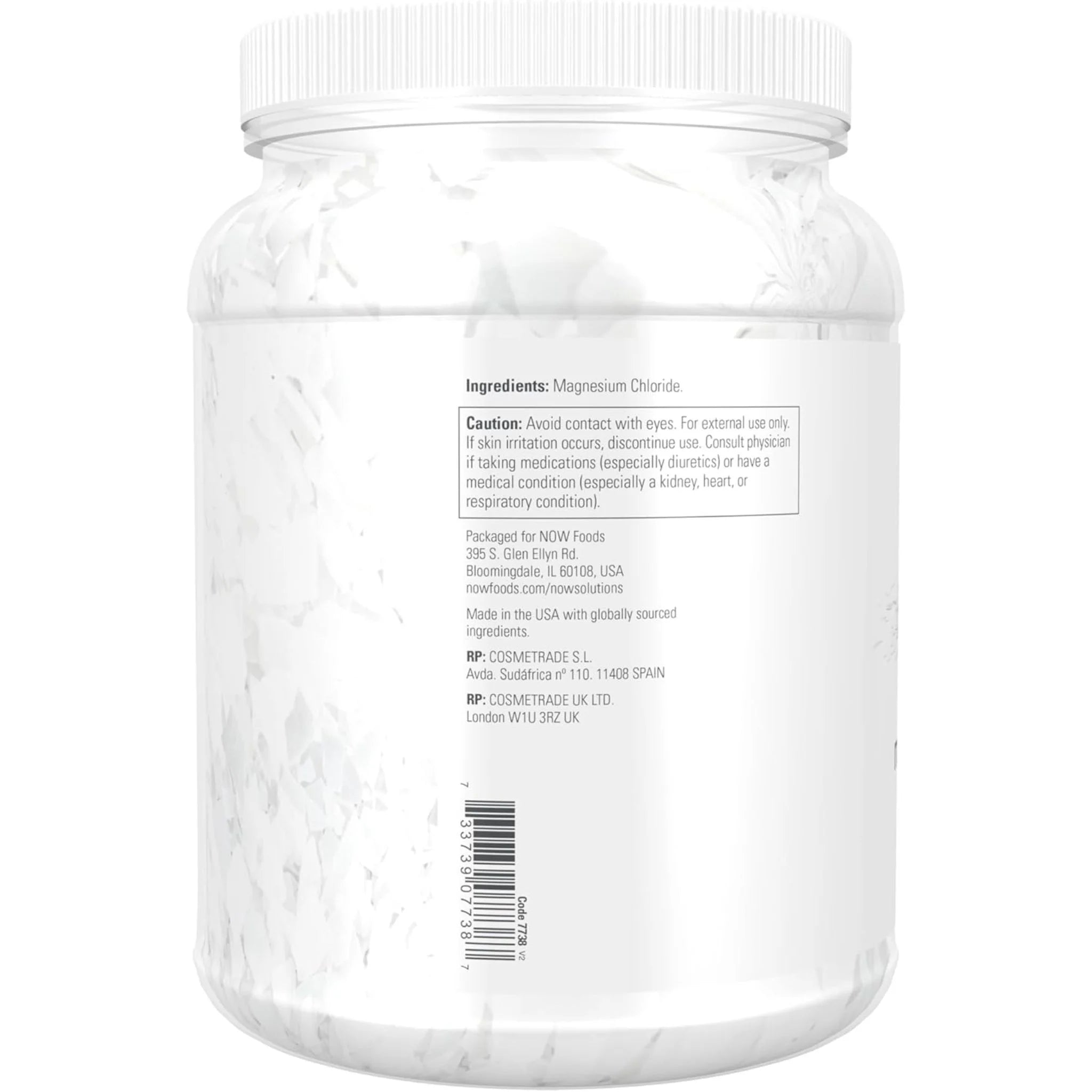 NOW Magnesium Flakes 1531g