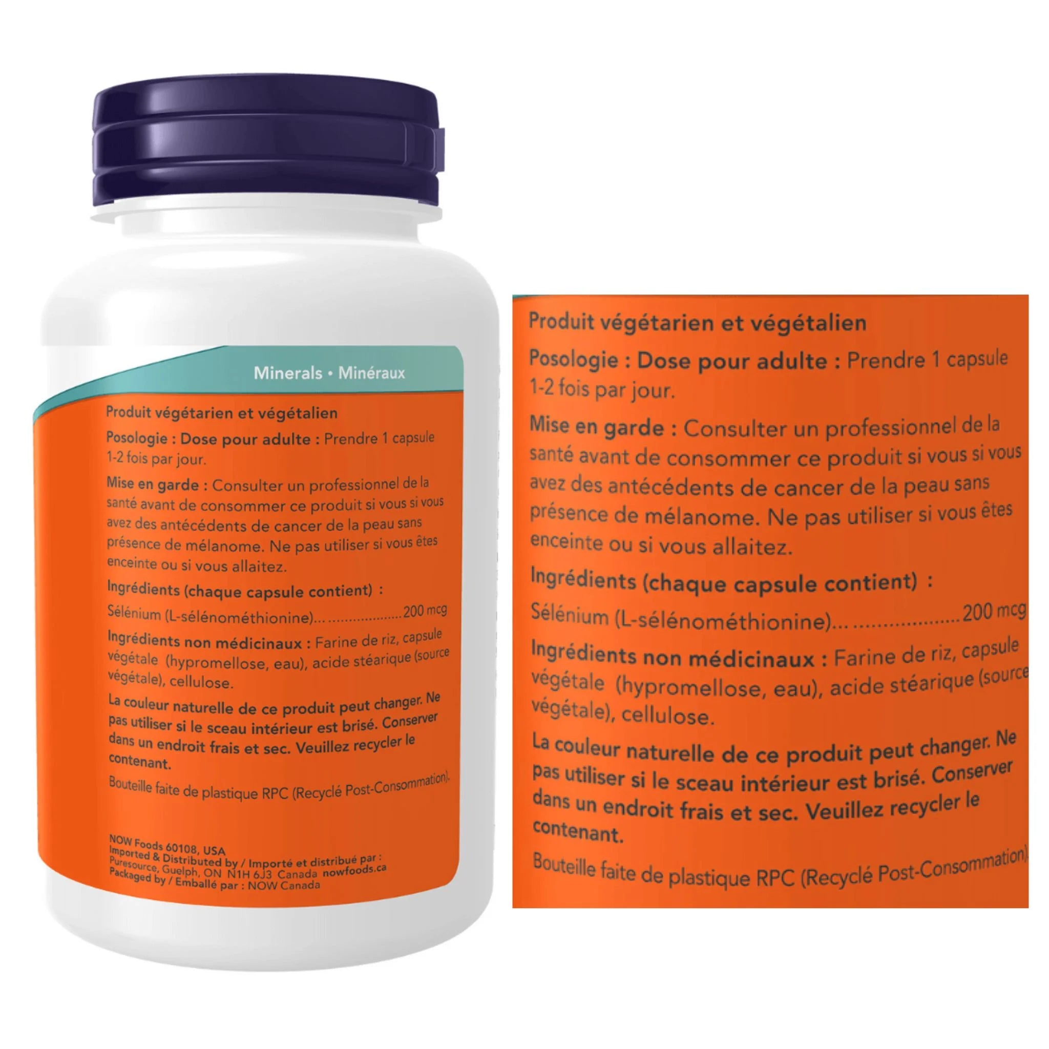 NOW Selenium 200mcg 180 Capsules
