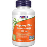 NOW Slippery Elm 400mg 100 Veg Capsules - Nature's Source Inc
