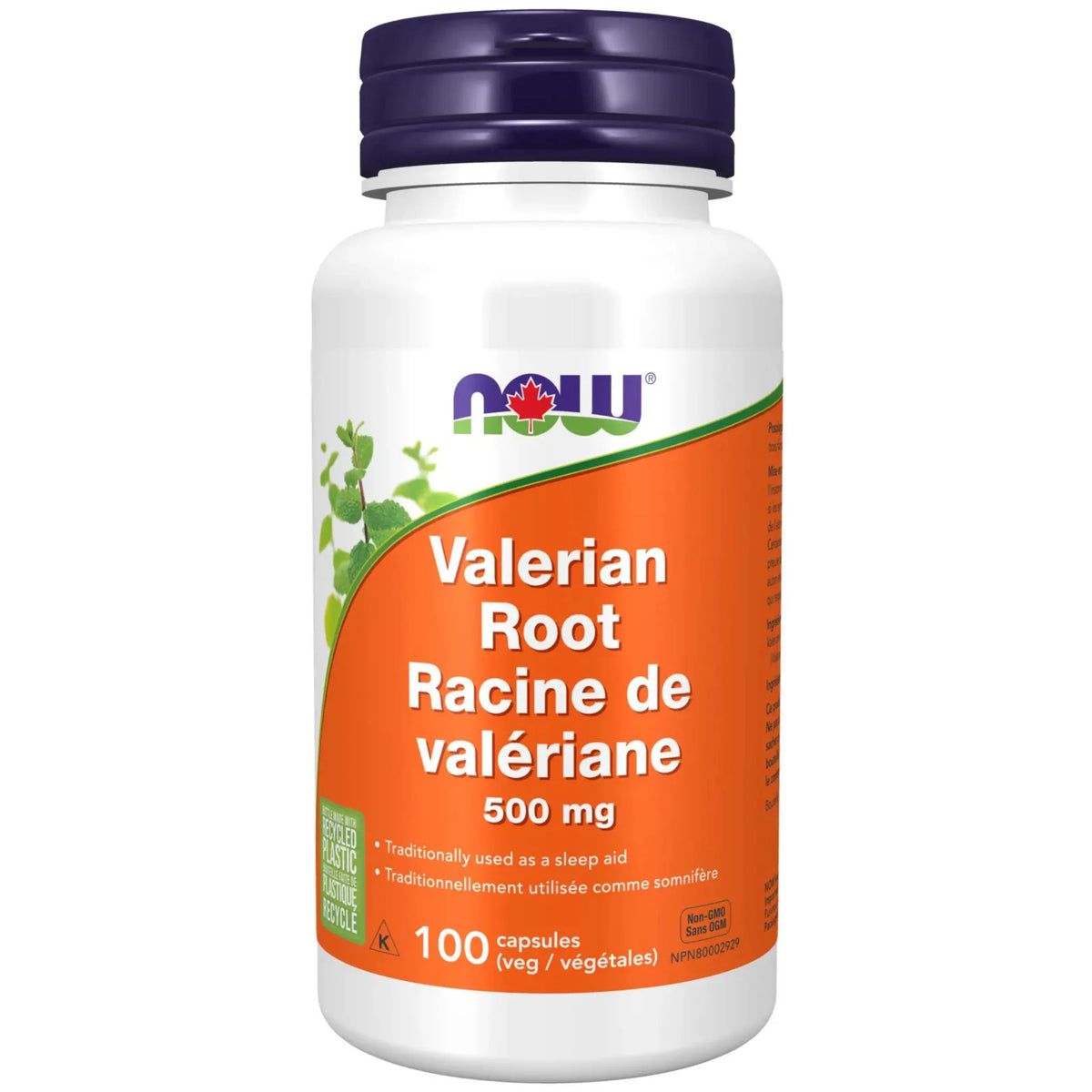 NOW Valerian Root 500mg 100 Vegan Capsules