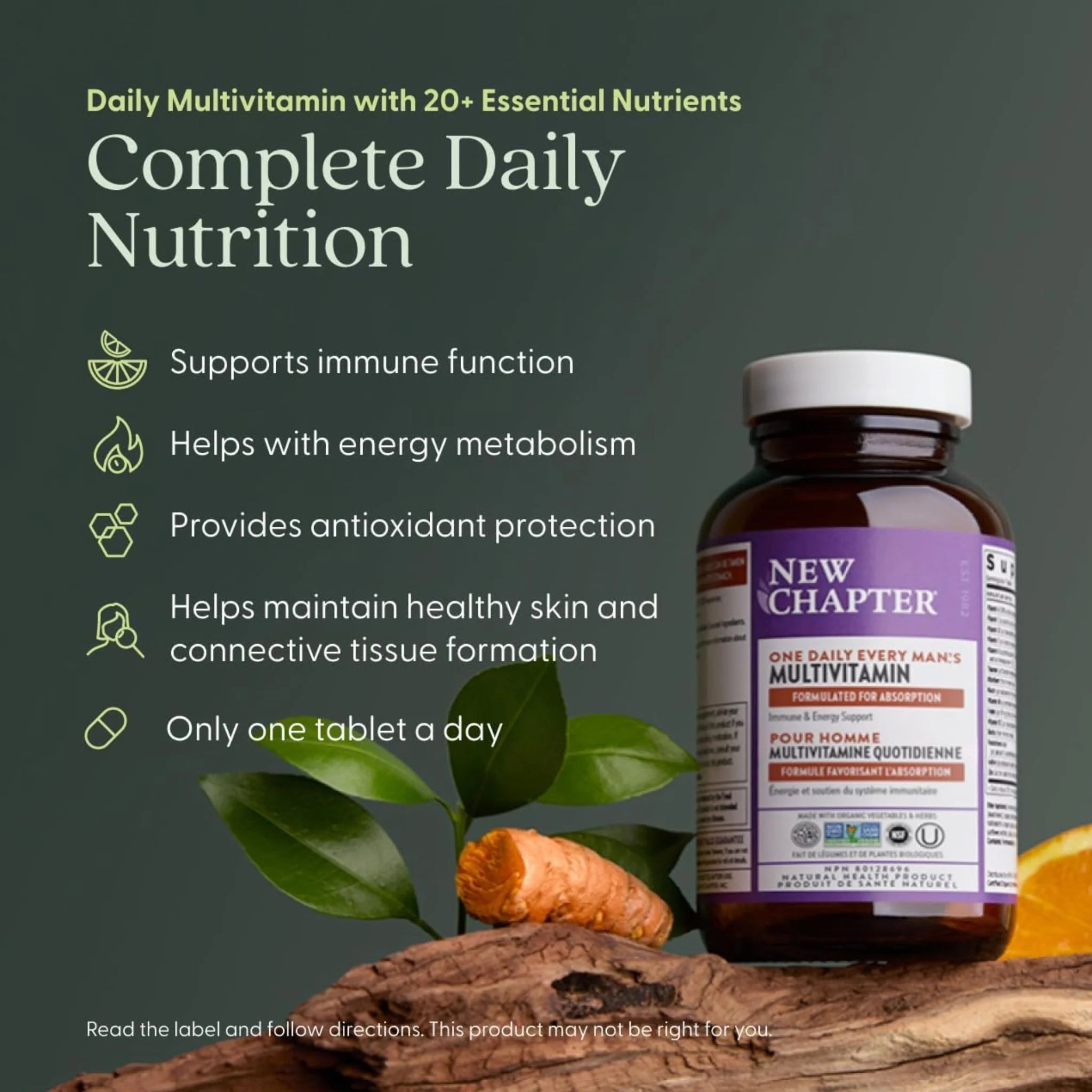 New Chapter Every Man's One Daily 60 Tablets
