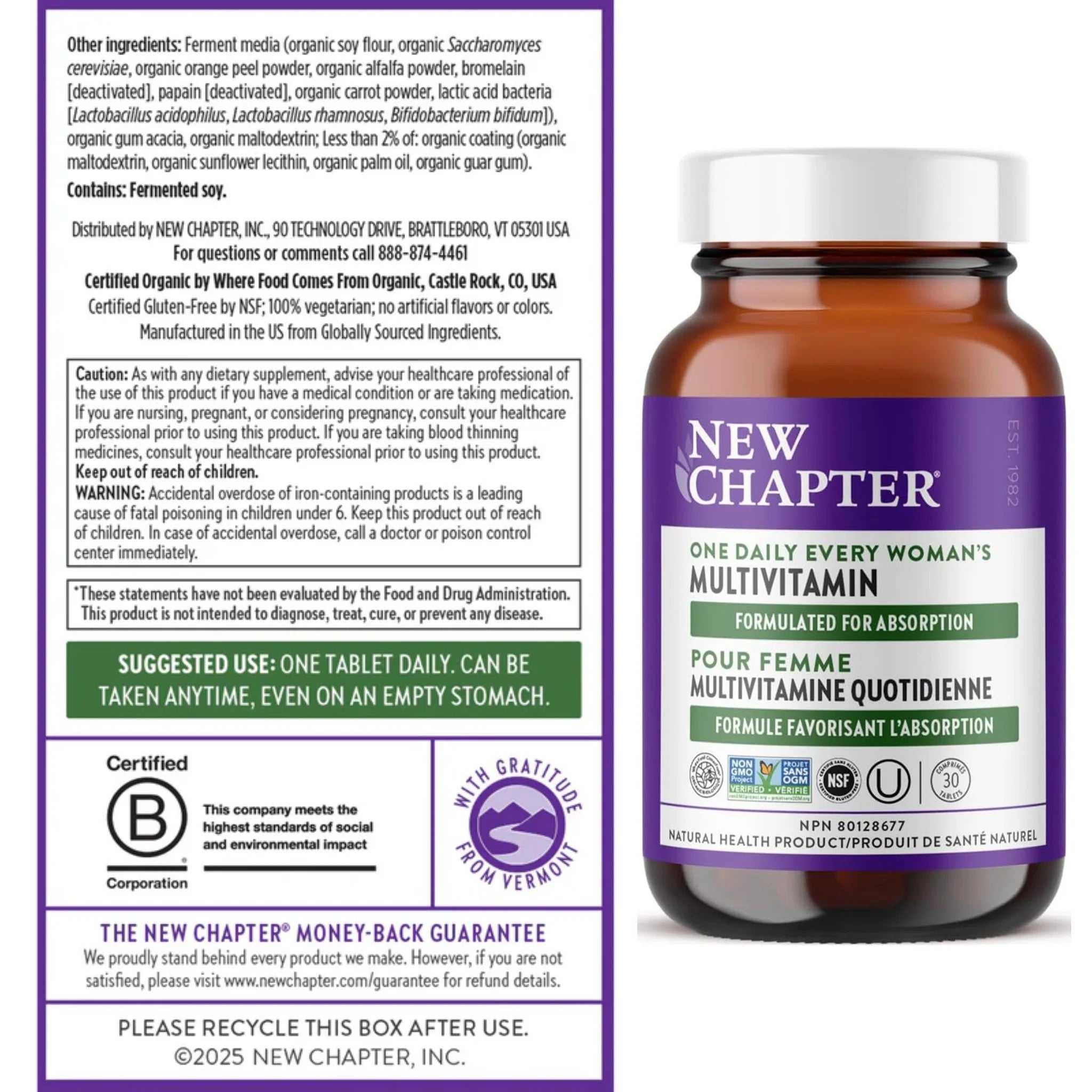 New Chapter Every Woman's One Daily 30 Tablets