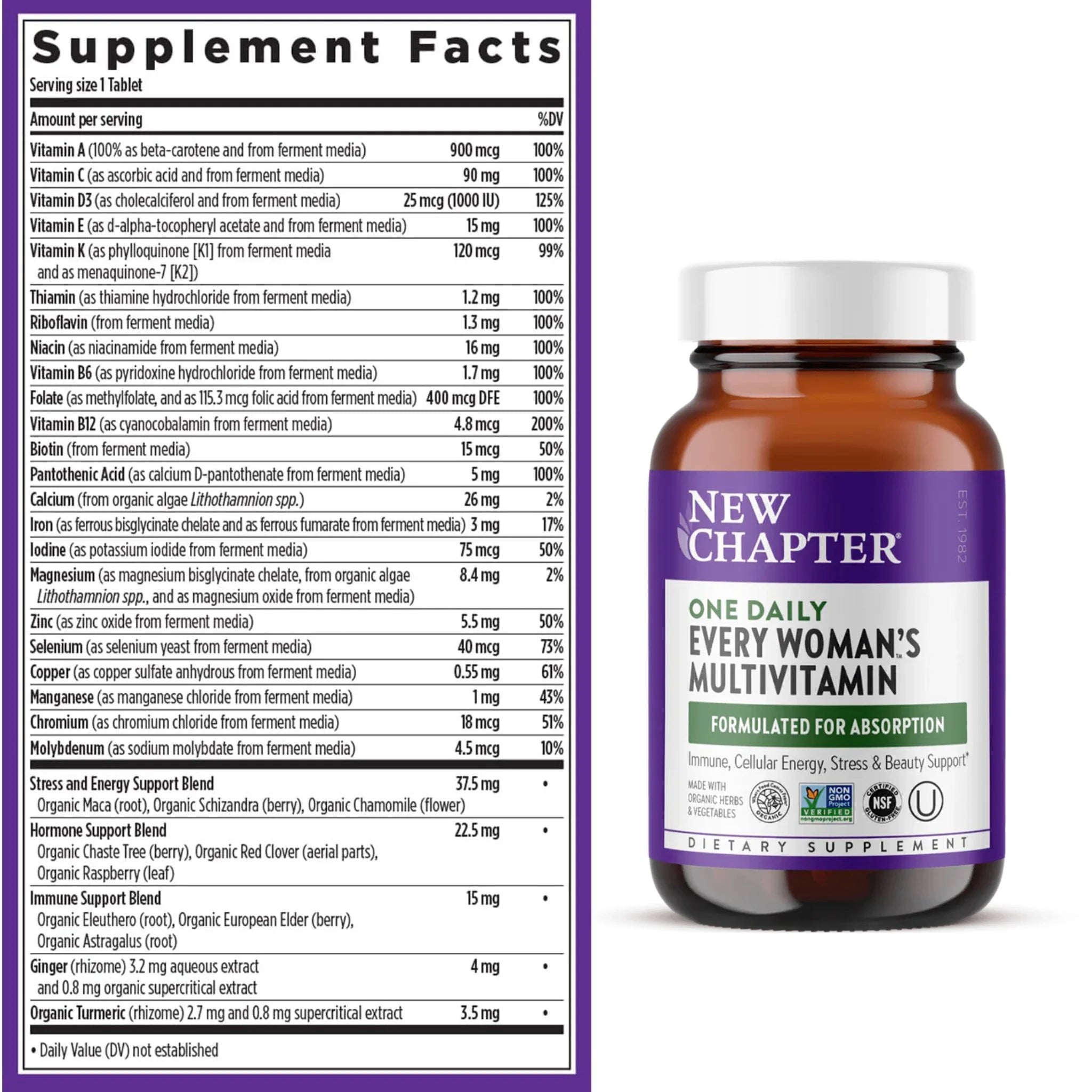 New Chapter Every Woman's One Daily 96 Tablets