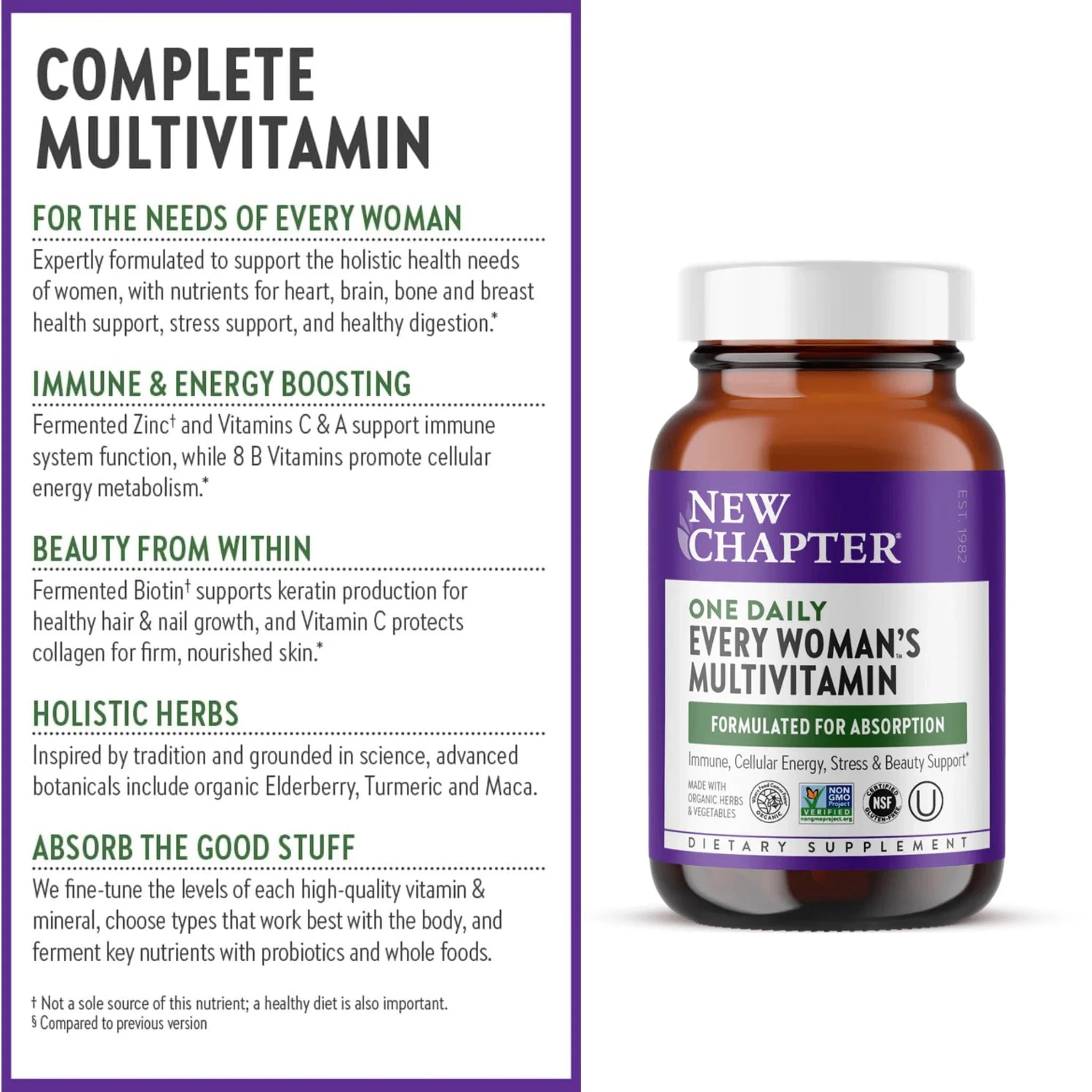 New Chapter Every Woman's One Daily 96 Tablets