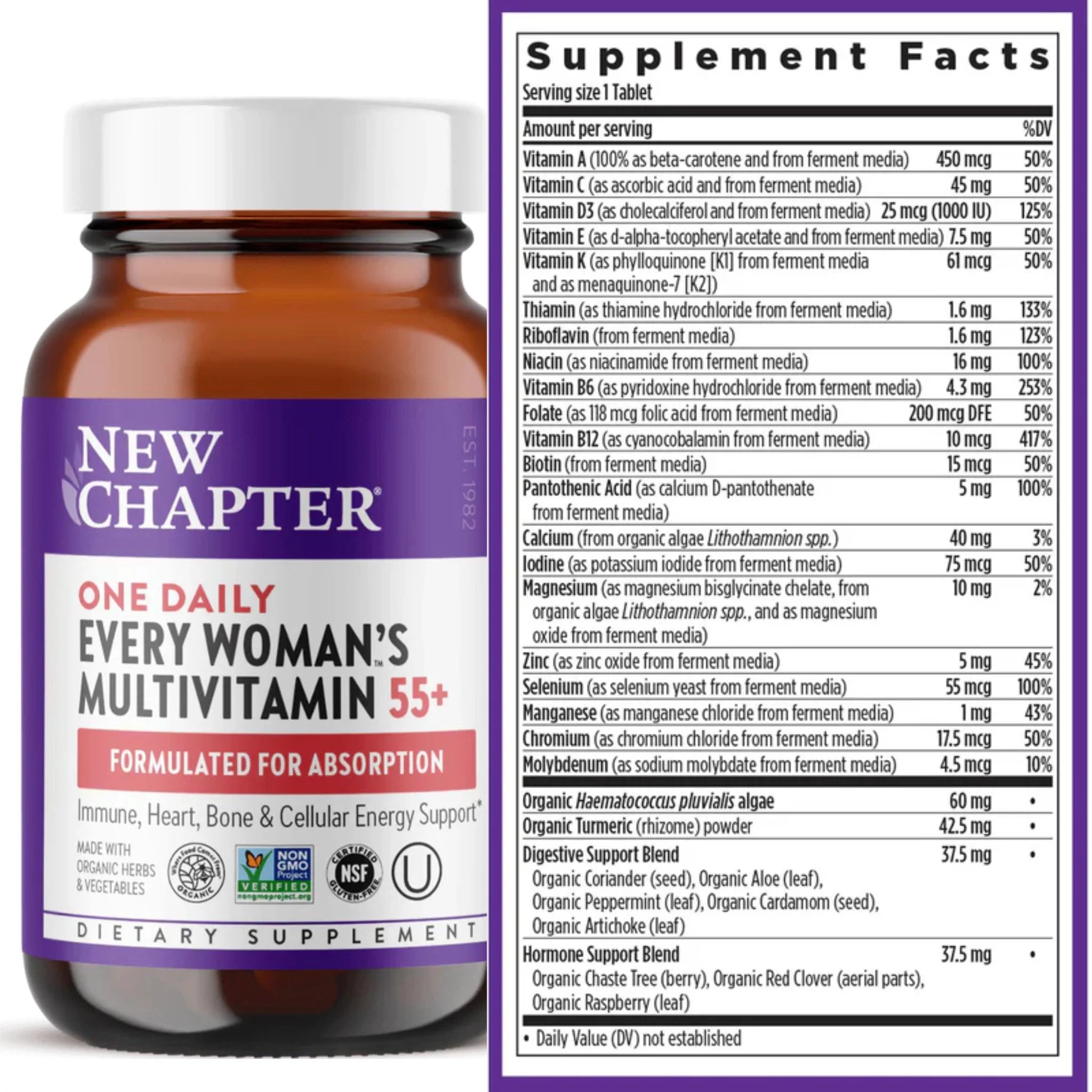 New Chapter Every Woman's One Daily 55+ 30 Tablets