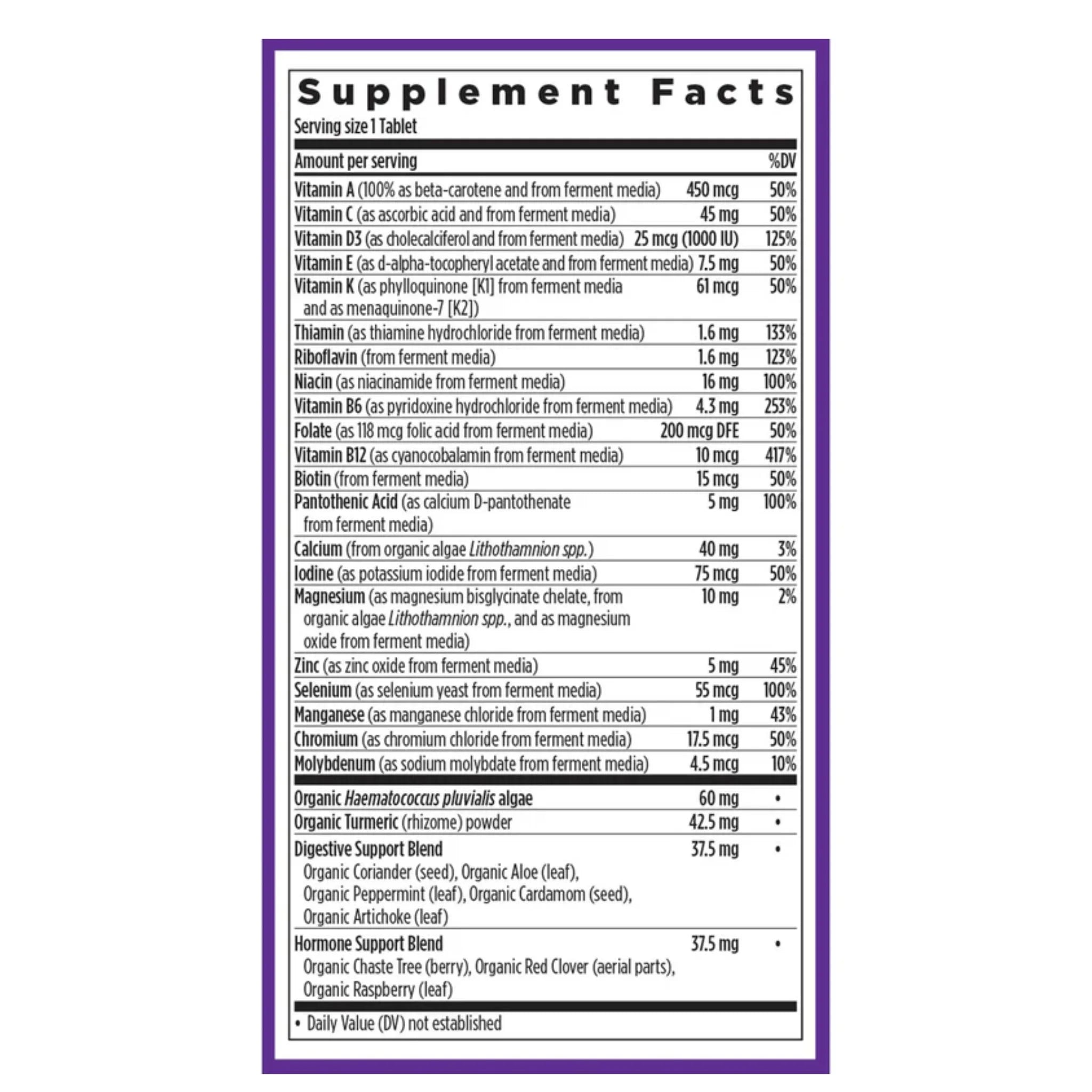 New Chapter Every Woman's One Daily 55+ 60 Tablets - Nature's Source Inc