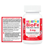 Kidstar BioFe Pure Iron 5mg 120 Sweet Blast Chewable Tablets