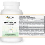 Orange Naturals Kids Magnesium Chewable Tangerine 120 Tablets