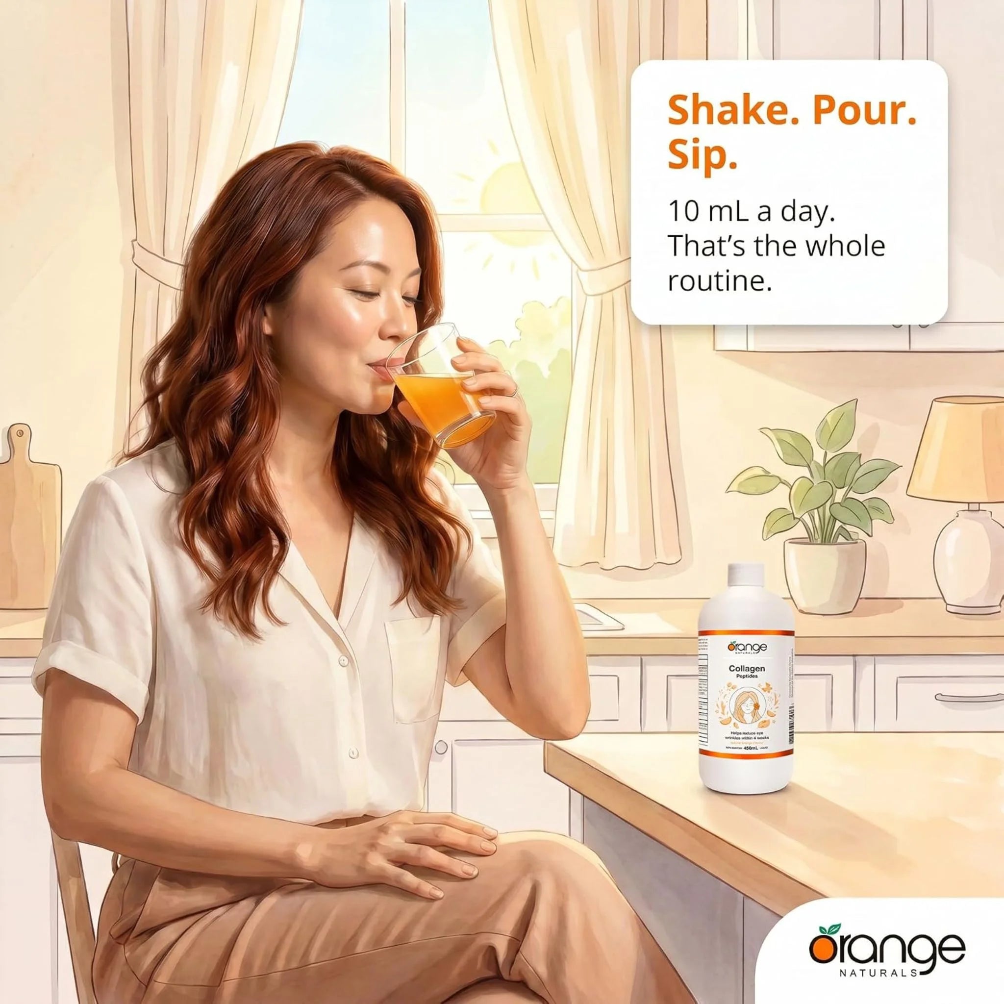 Orange Naturals Collagen Skin Revive Orange 450ml
