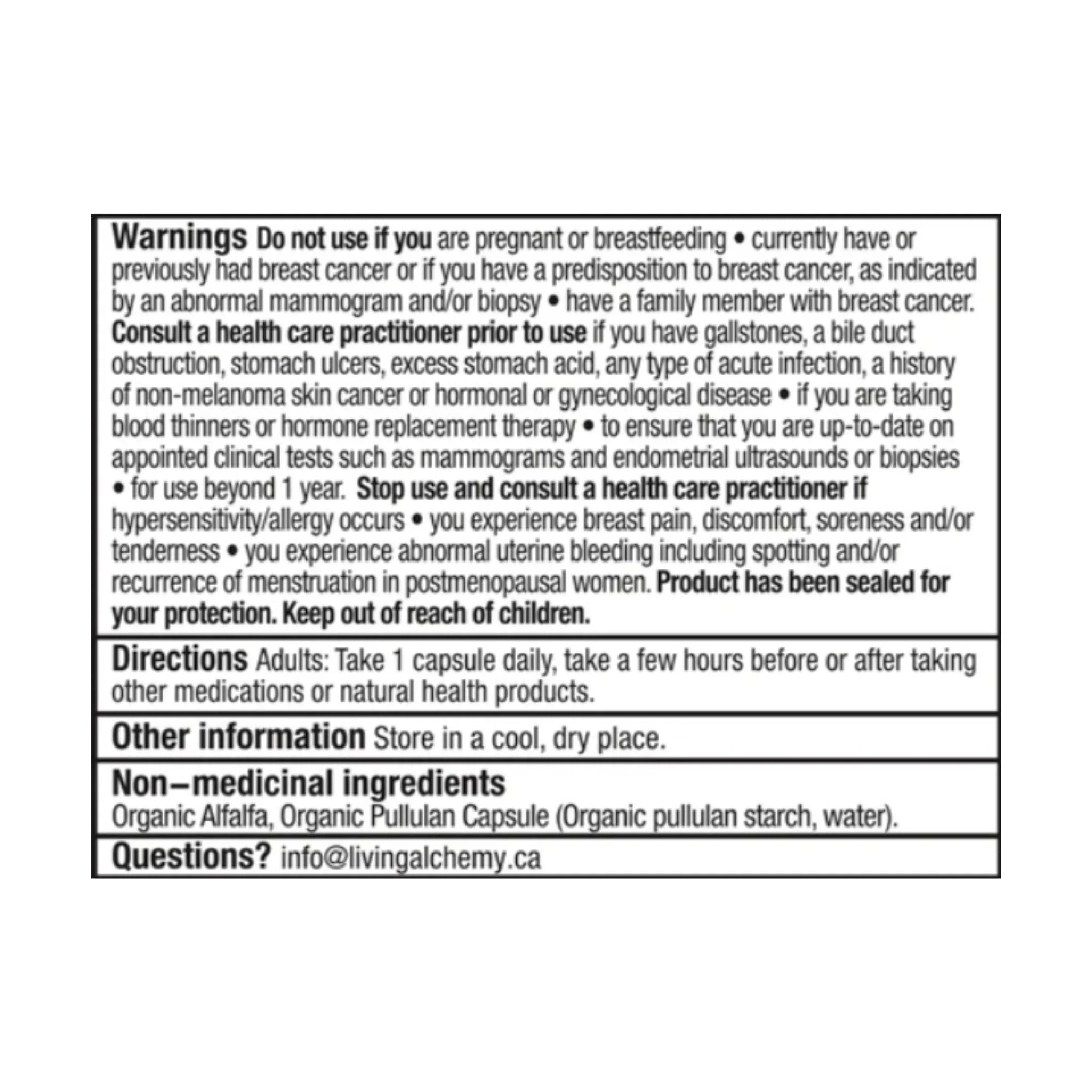 Living Alchemy Women's Daily+ 60 Vegan Capsules - Nature's Source Inc