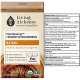 Living Alchemy MycoSynergy Fermented Mushrooms Reishi 60 Vegan Capsules