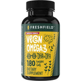 FreshField Vegan Omega 3 DHA + DPA 180 Vegan Capsules - Nature's Source Inc