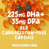 FreshField Vegan Omega 3 DHA + DPA 60 Vegan Capsules