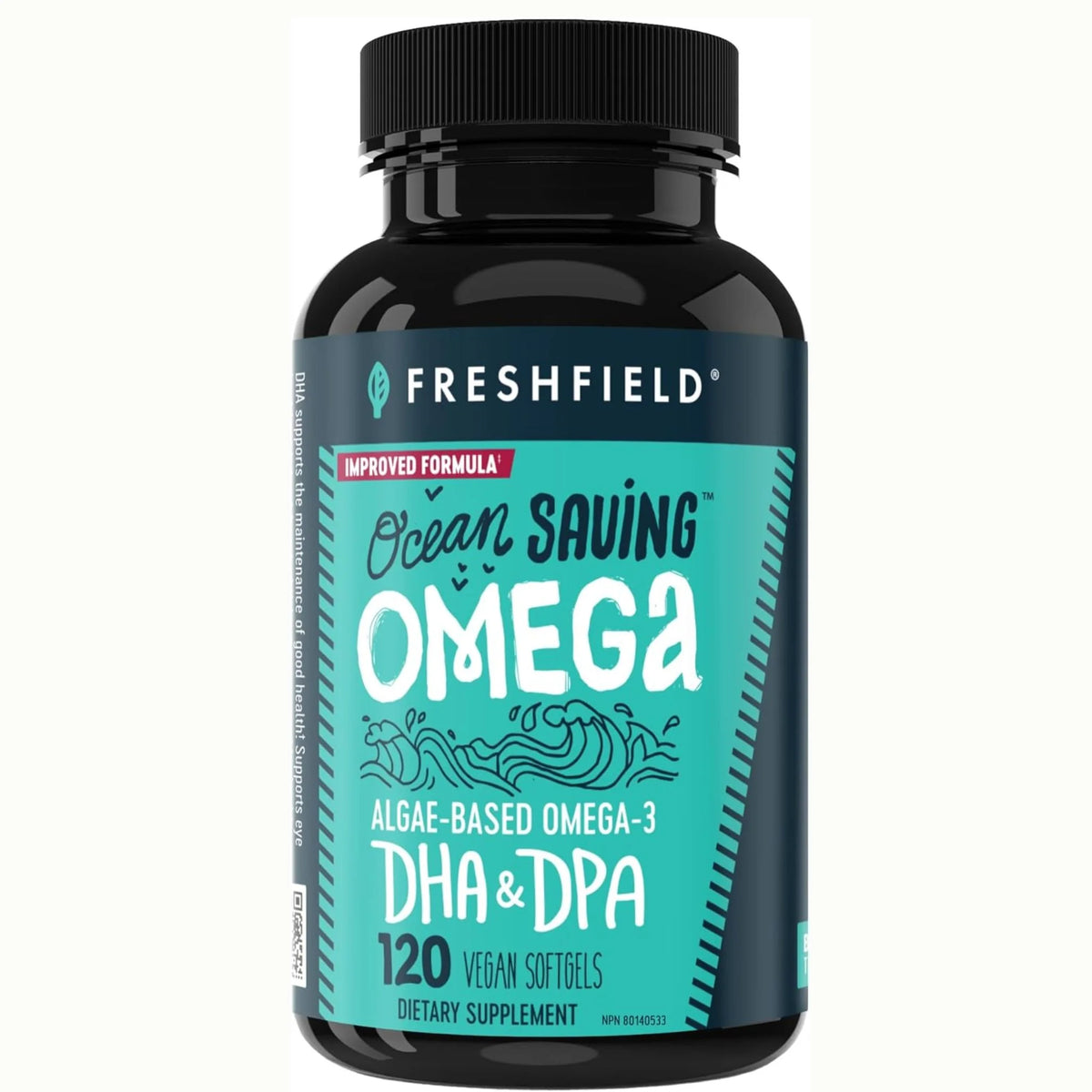 FreshField Ocean Saving Omega 3 DHA+DPA 120 Vegan Softgels