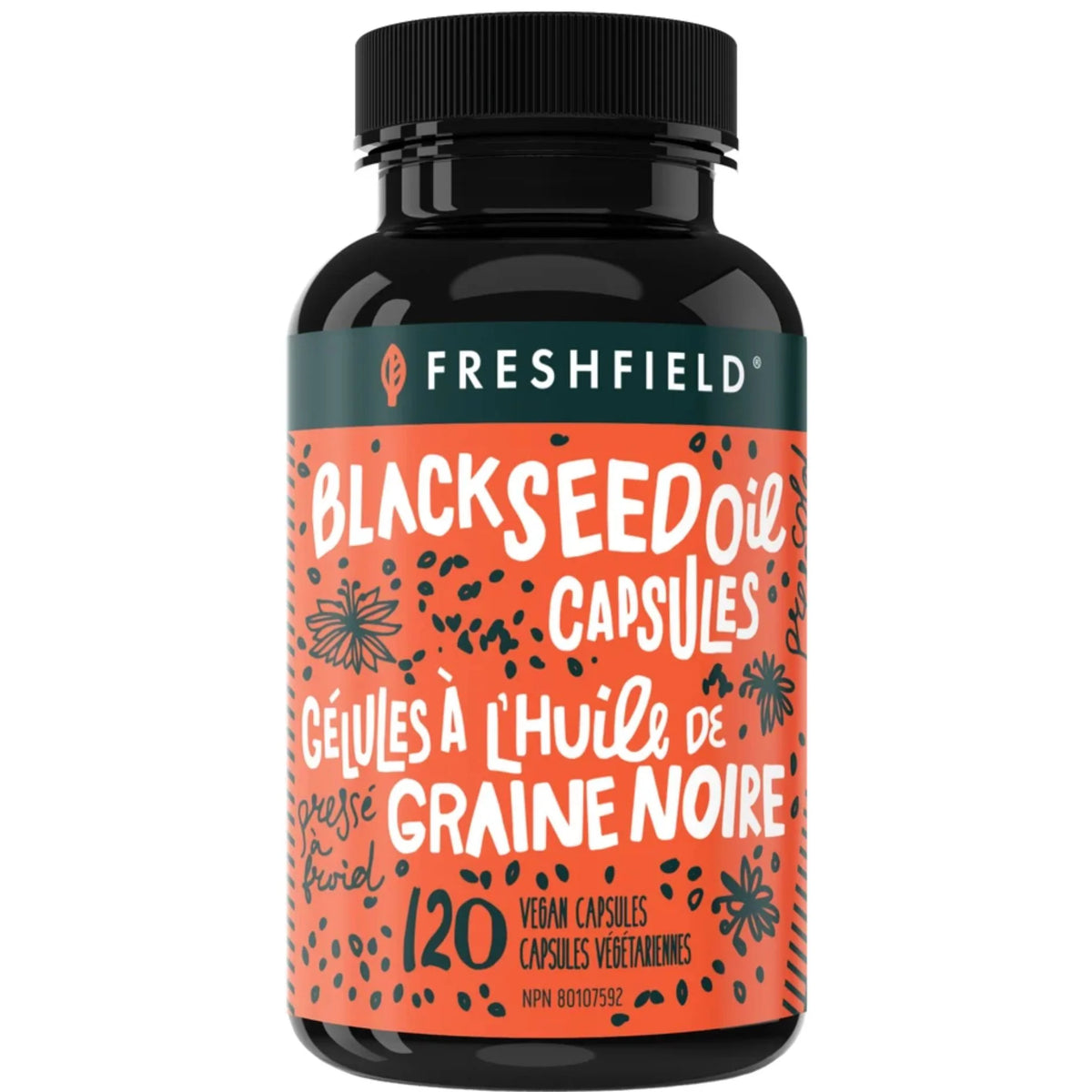 Freshfield Black Seed Oil 120 Vegan Capsules