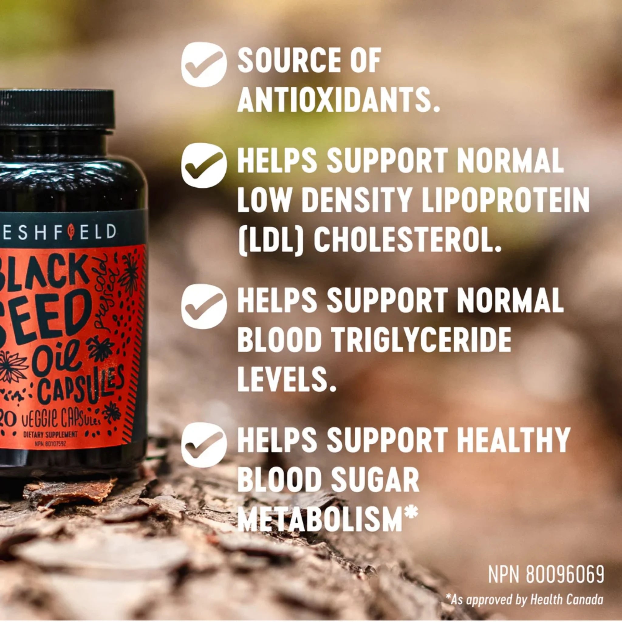 Freshfield Black Seed Oil 120 Vegan Capsules