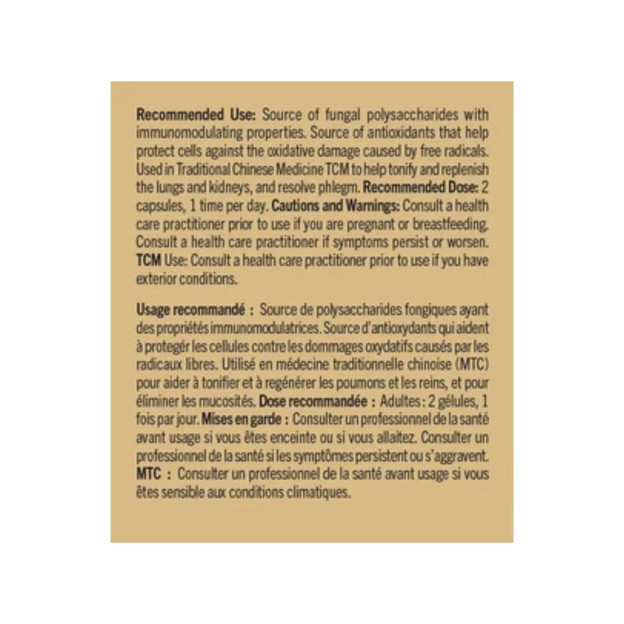 Harmonic Arts Cordyceps 8:1 Mushroom Extract  60 Capsules