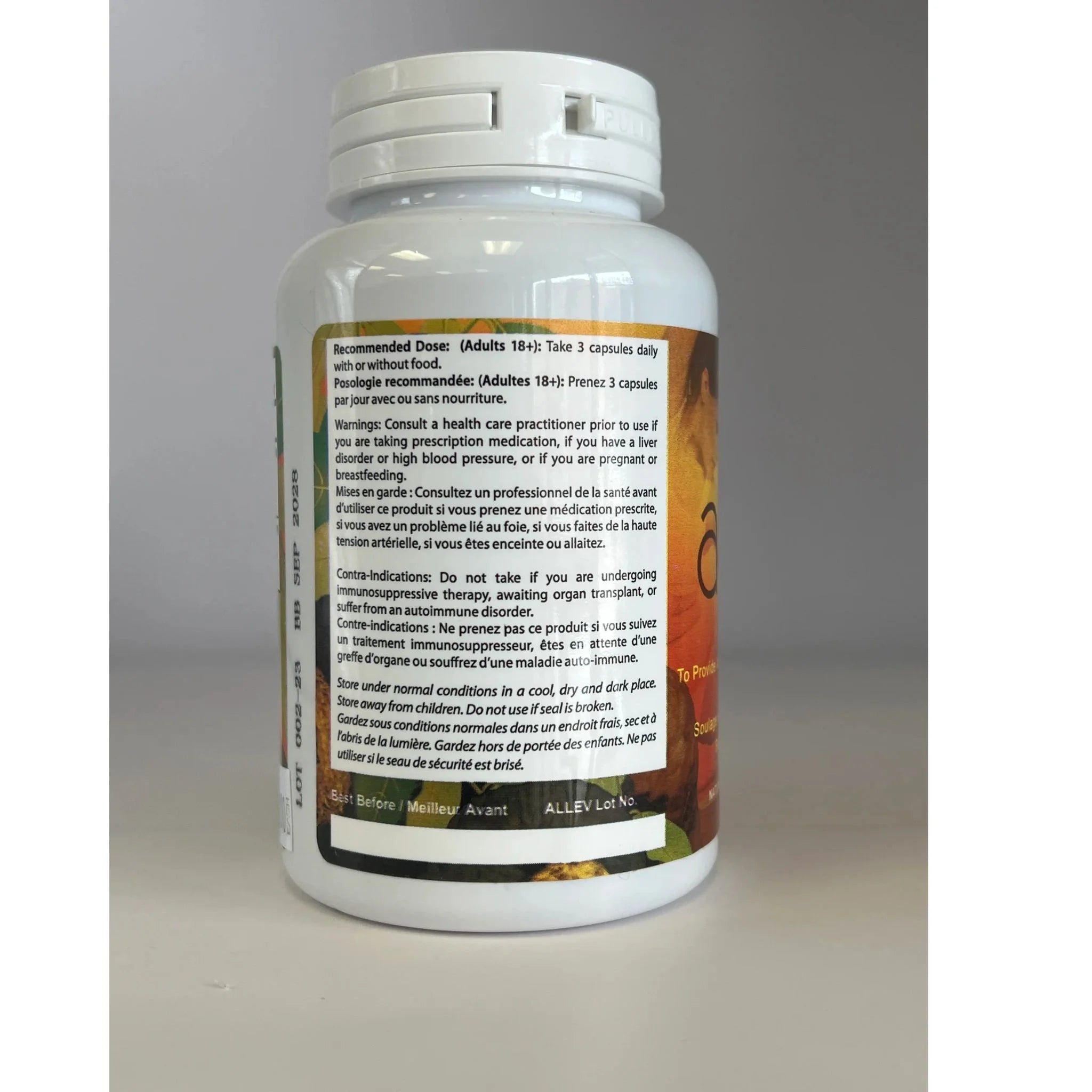 Allevian 90 Vegetable Capsules