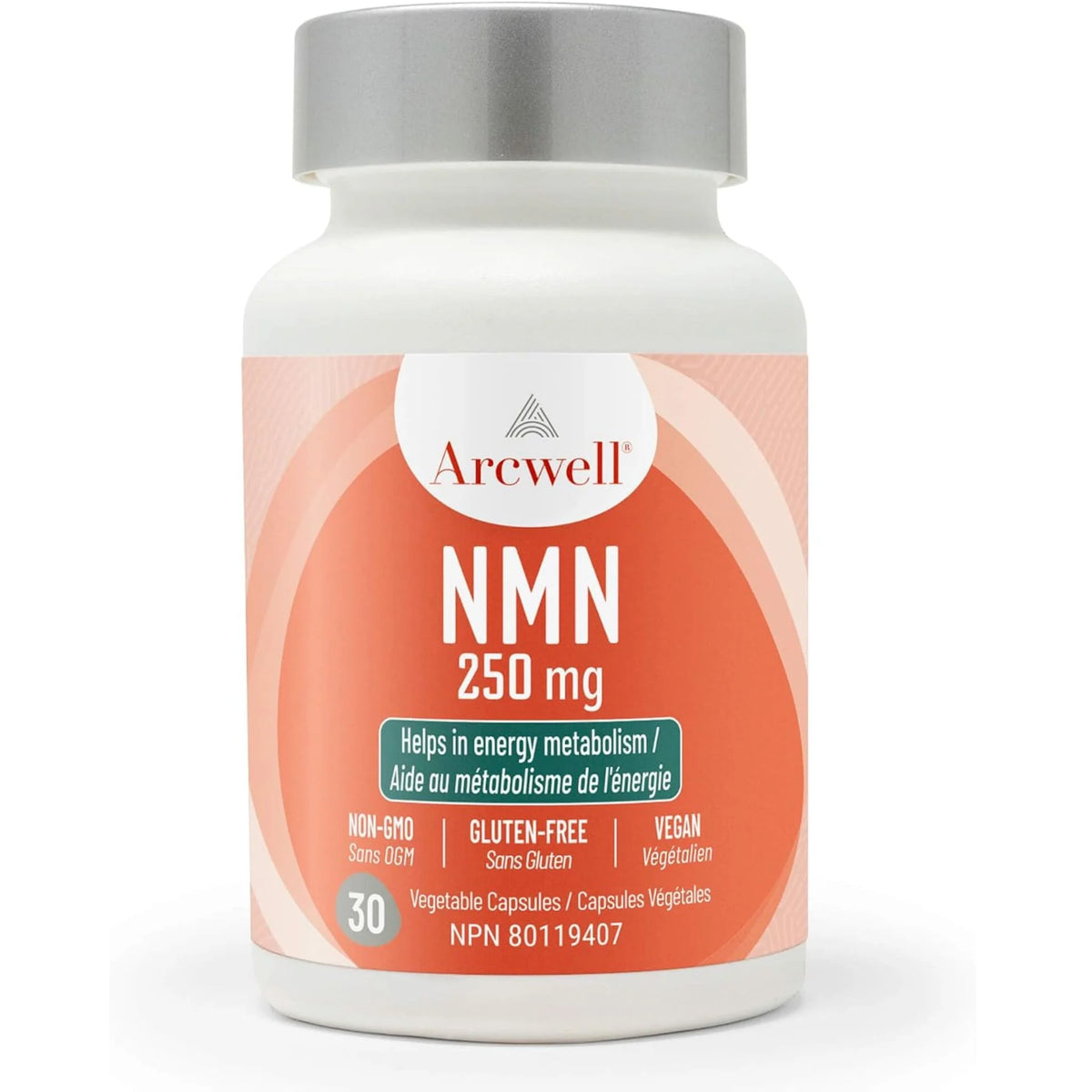 Arcwell NMN 250mg 30 Vegetable Capsules
