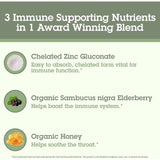 Quantum Organic TheraZinc Elderberry 18 Lozenges