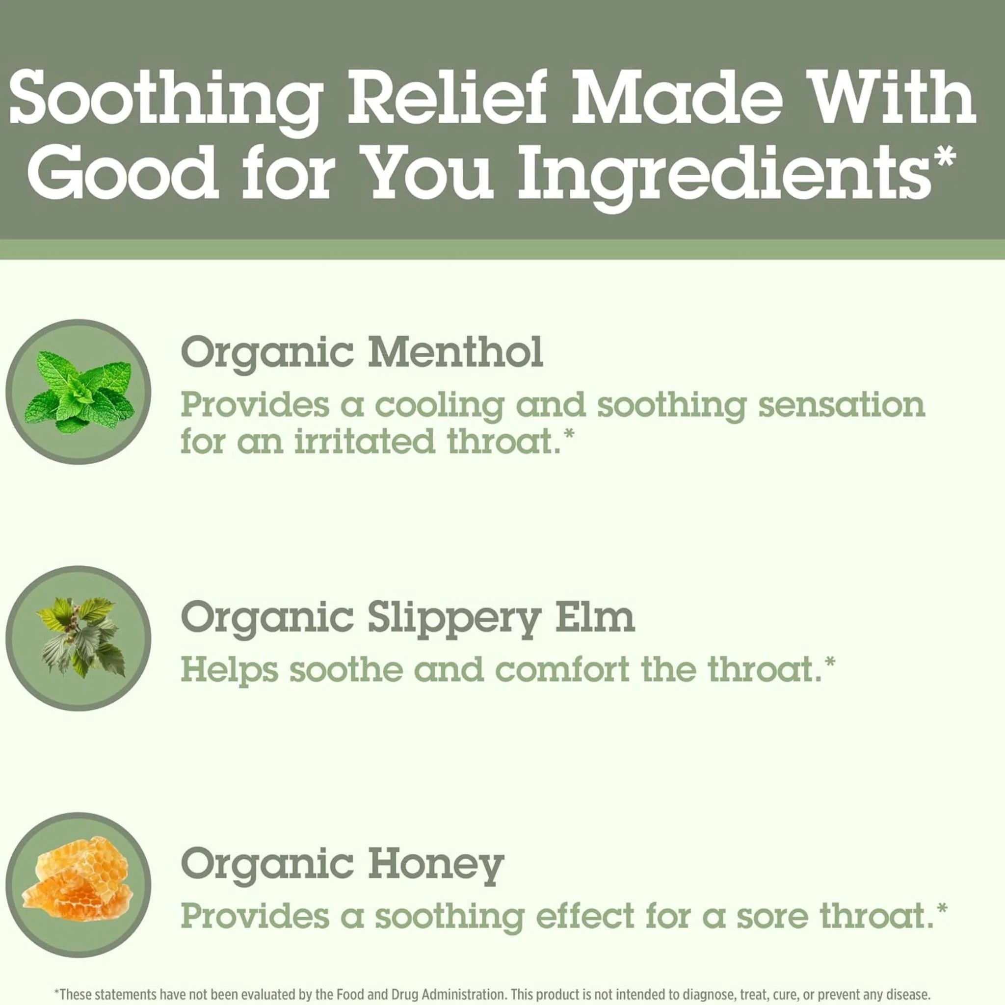 Quantum Organic Cough Relief Bing Cherry Lozenges