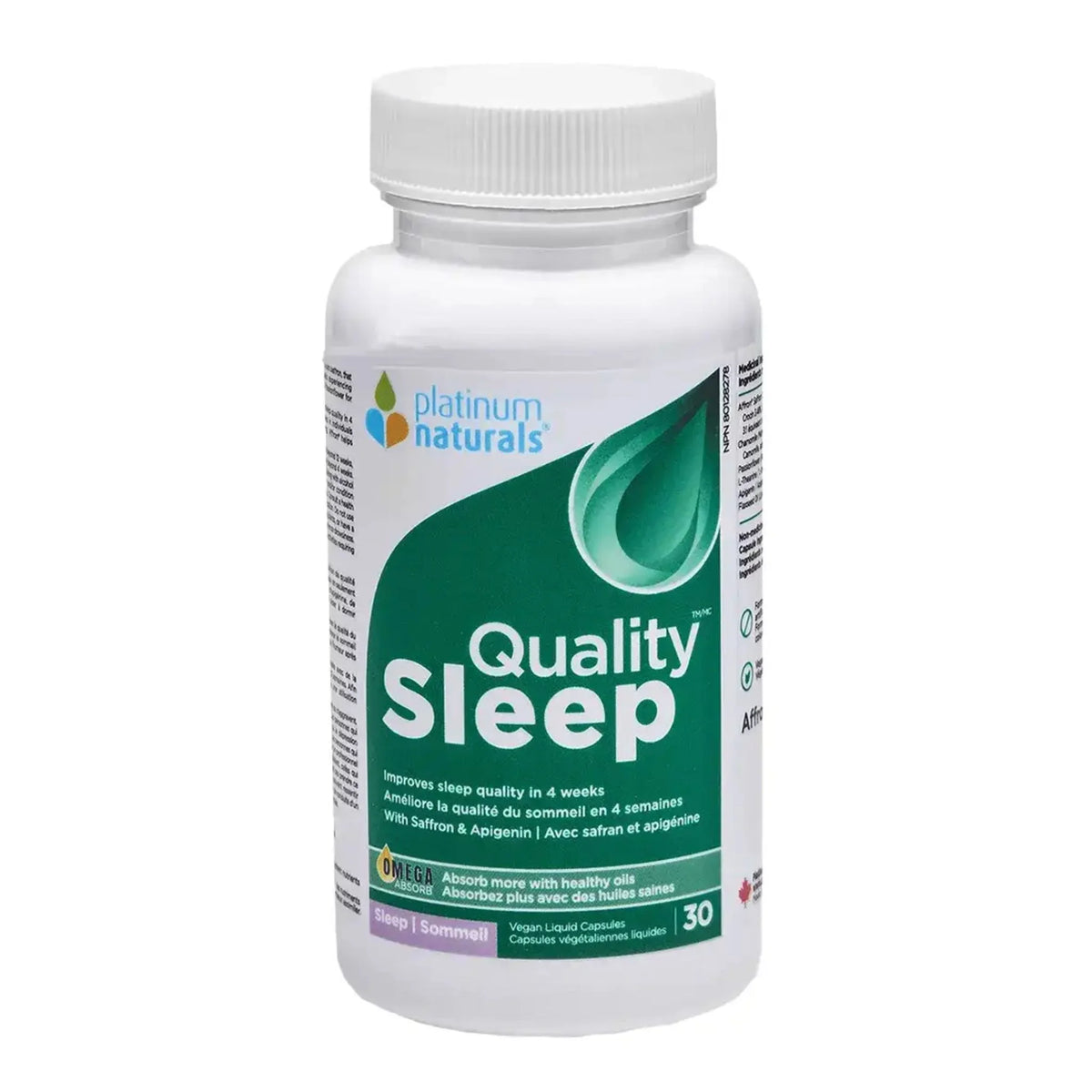Platinum Naturals Quality Sleep 30 Vegan Liquid Capsules