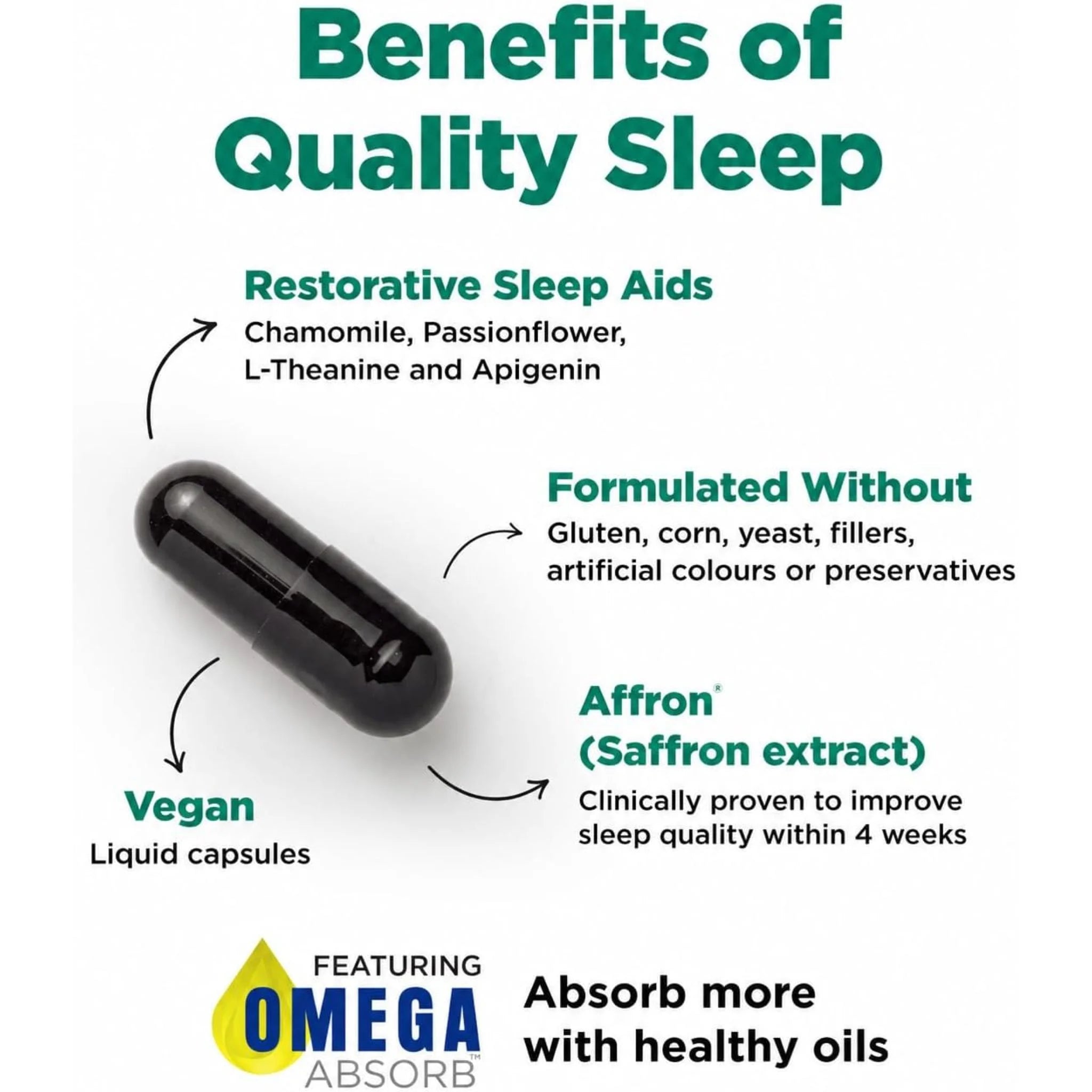 Platinum Naturals Quality Sleep 30 Vegan Liquid Capsules