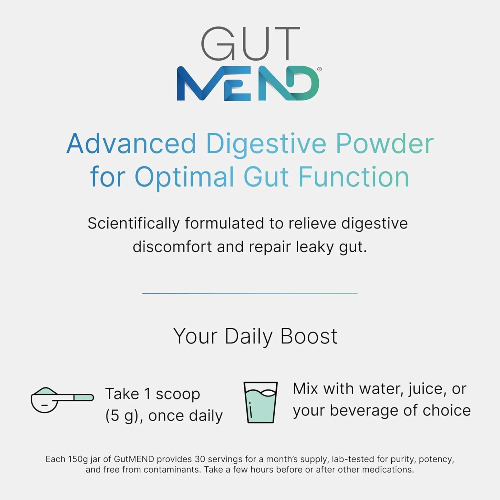 Health is Wealth GutMEND 150g - Nature's Source Inc