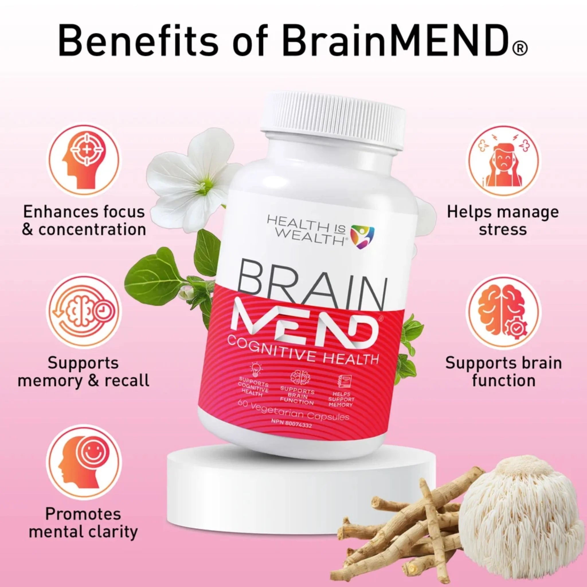 Health is Wealth BrainMEND 60c