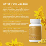 Heal + Co. Berberine 500mg 90 Vegetarian Capsules