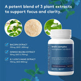 Heal + Co. Brain Complex 120 Vegetarian Capsules - Nature's Source Inc