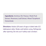 AquaOmega Omega - 3 5X Ultimate Strength DHA 4500mg Grape 450ml - Nature's Source Inc