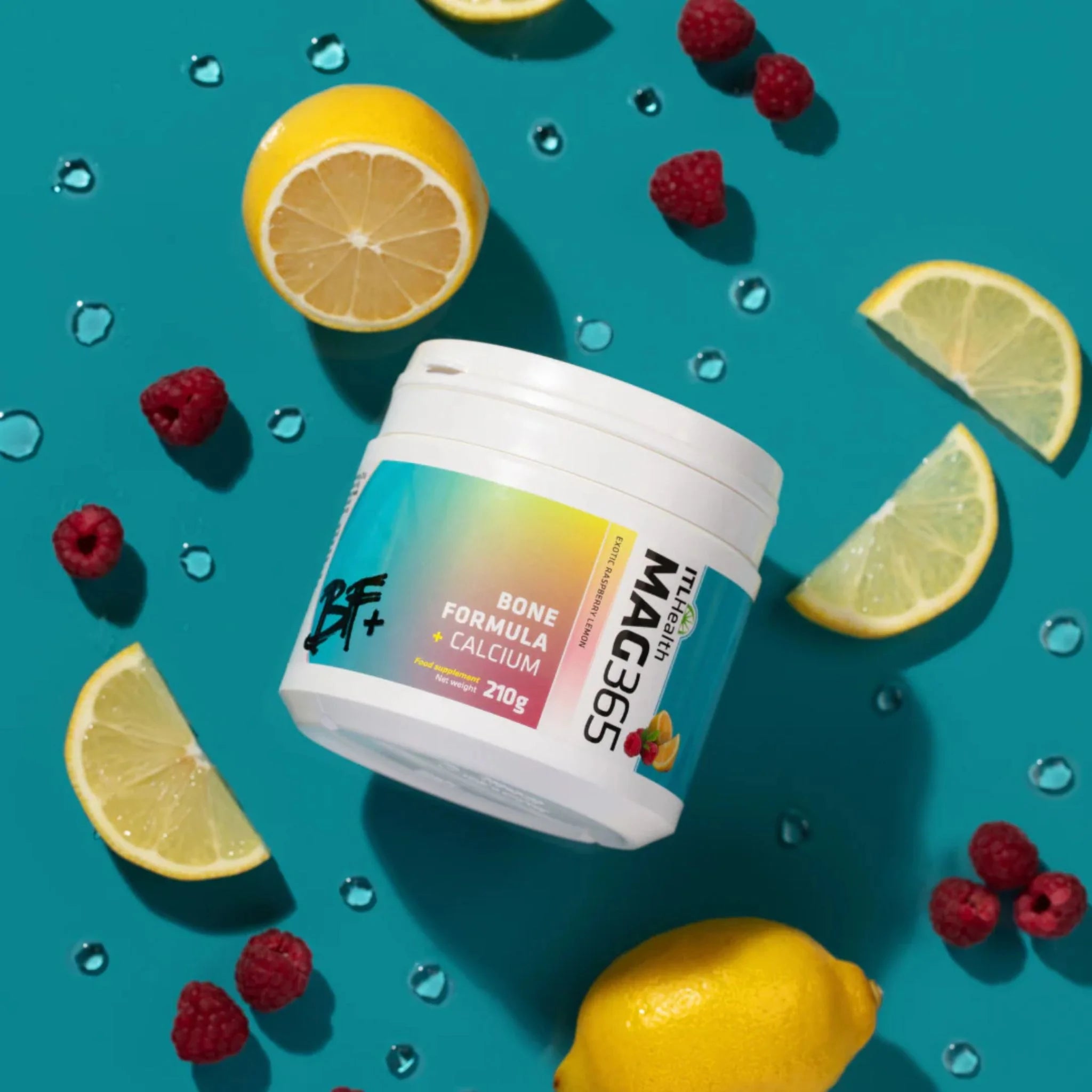 ITL Health MAG365 Magnesium BF+ Exotic Raspberry Lemon 210g
