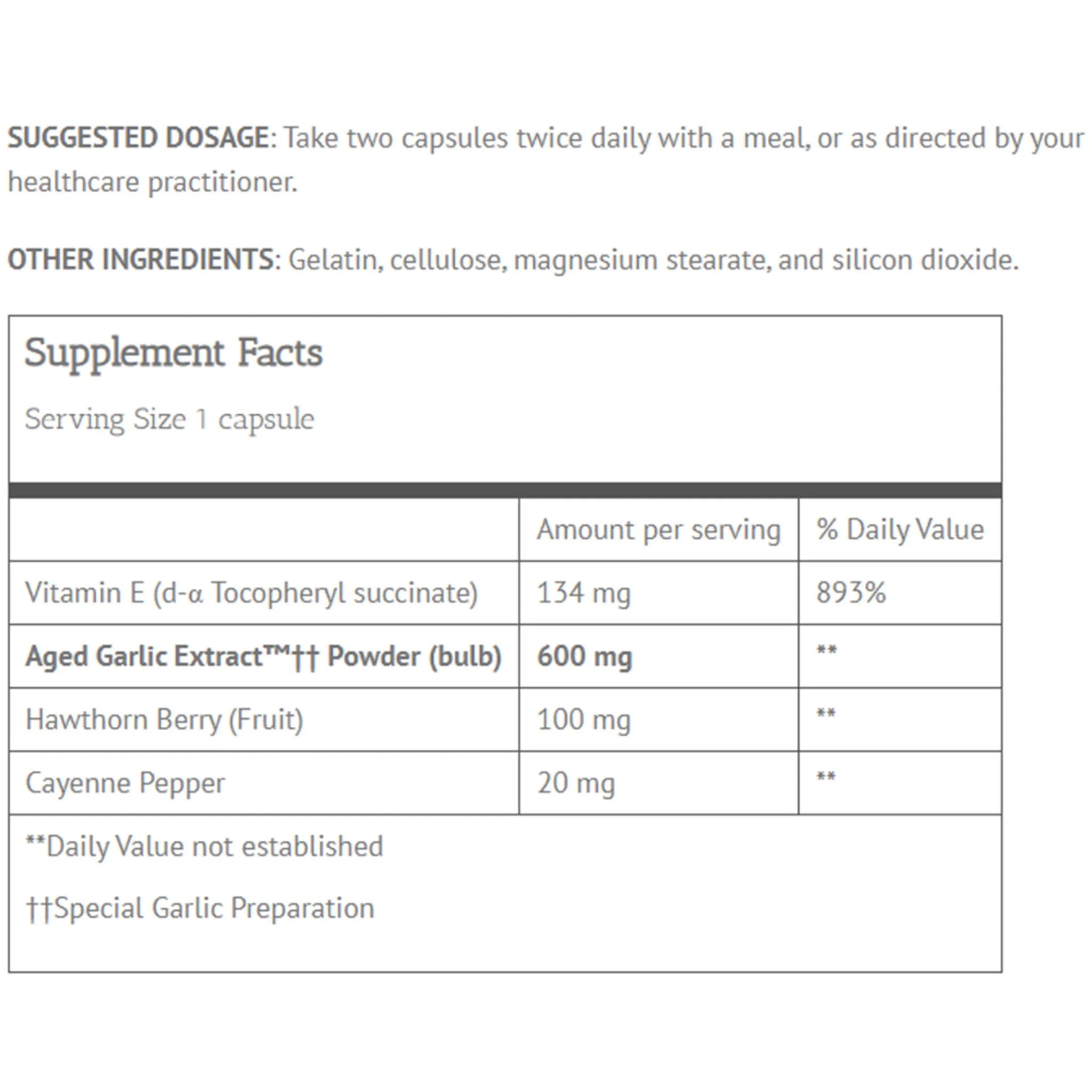 Kyolic Formula 106 Cholesterol Control 90 Capsules