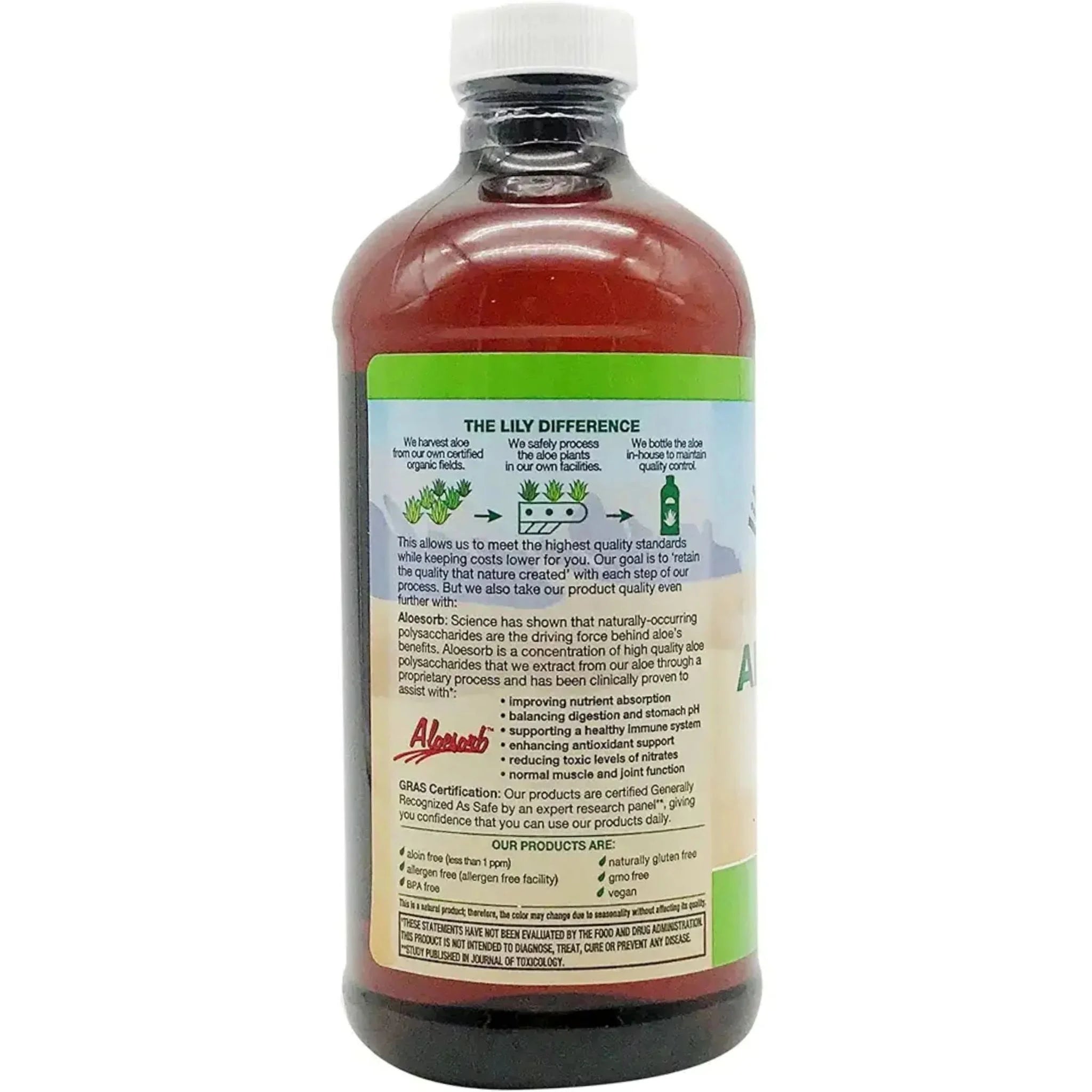 Lily of the Desert Aloe Vera Juice Plastic 473ml