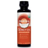 Nutiva Organic C8 MCT Oil, Pure Keto Brain Fuel, 355ml