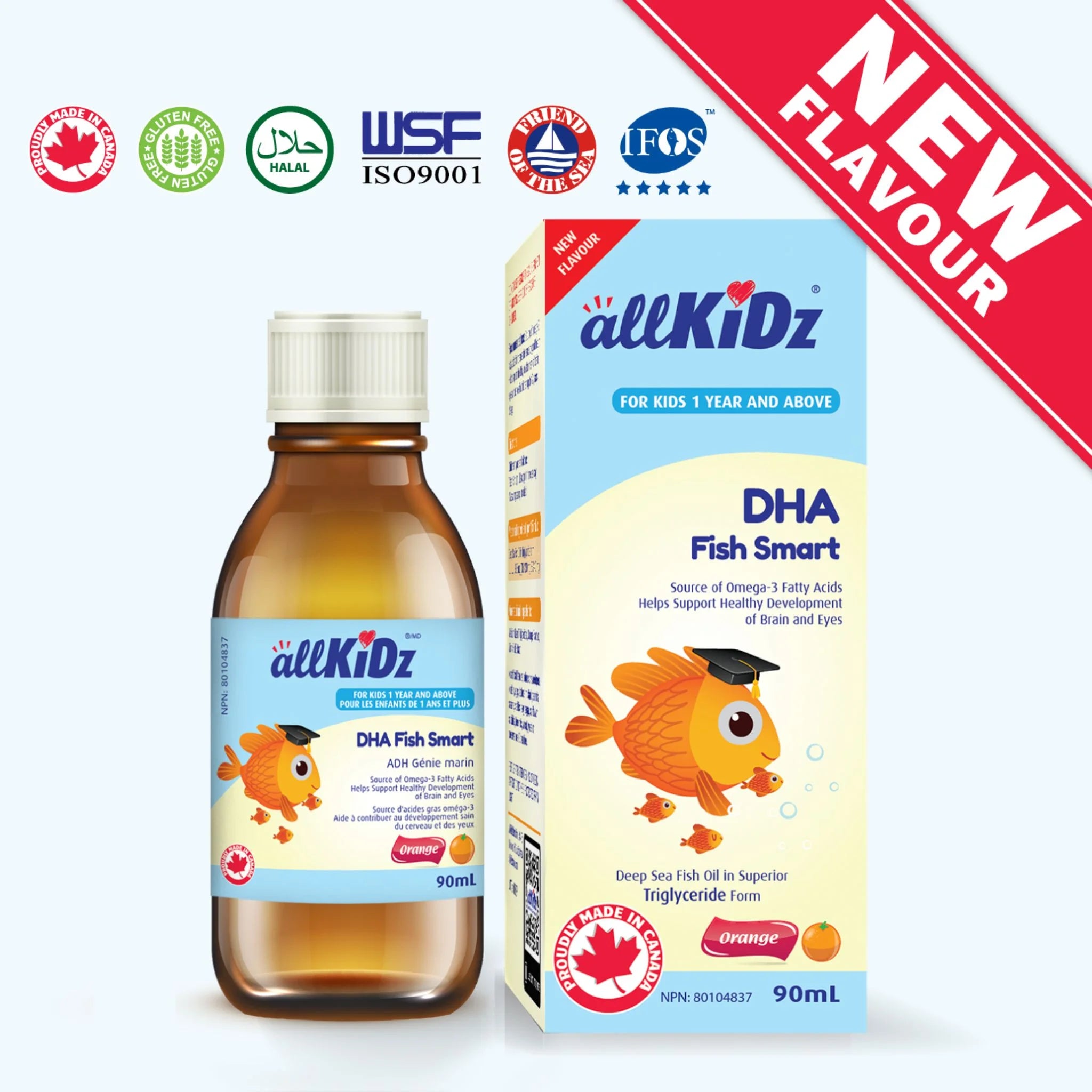 Allkidz Naturals DHA Fish Smart 90ml