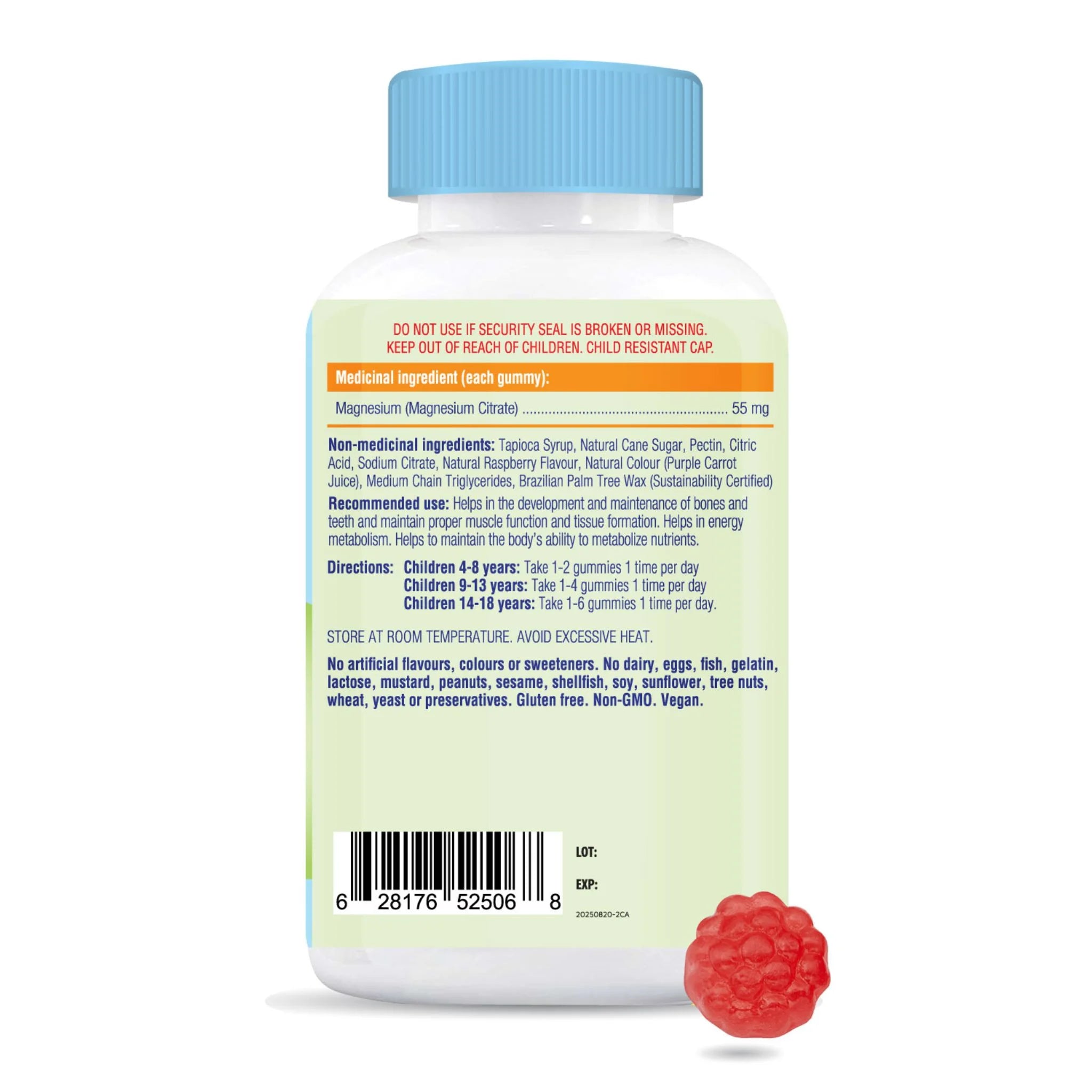 Allkidz Naturals Magnesium 80 Gummies - Nature's Source Inc