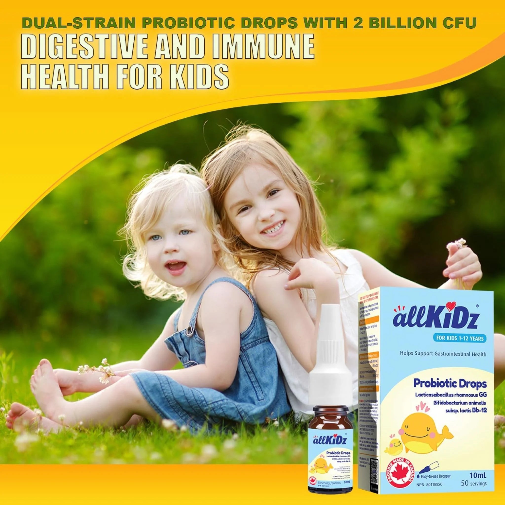 Allkidz Naturals Probiotic Drops 10ml
