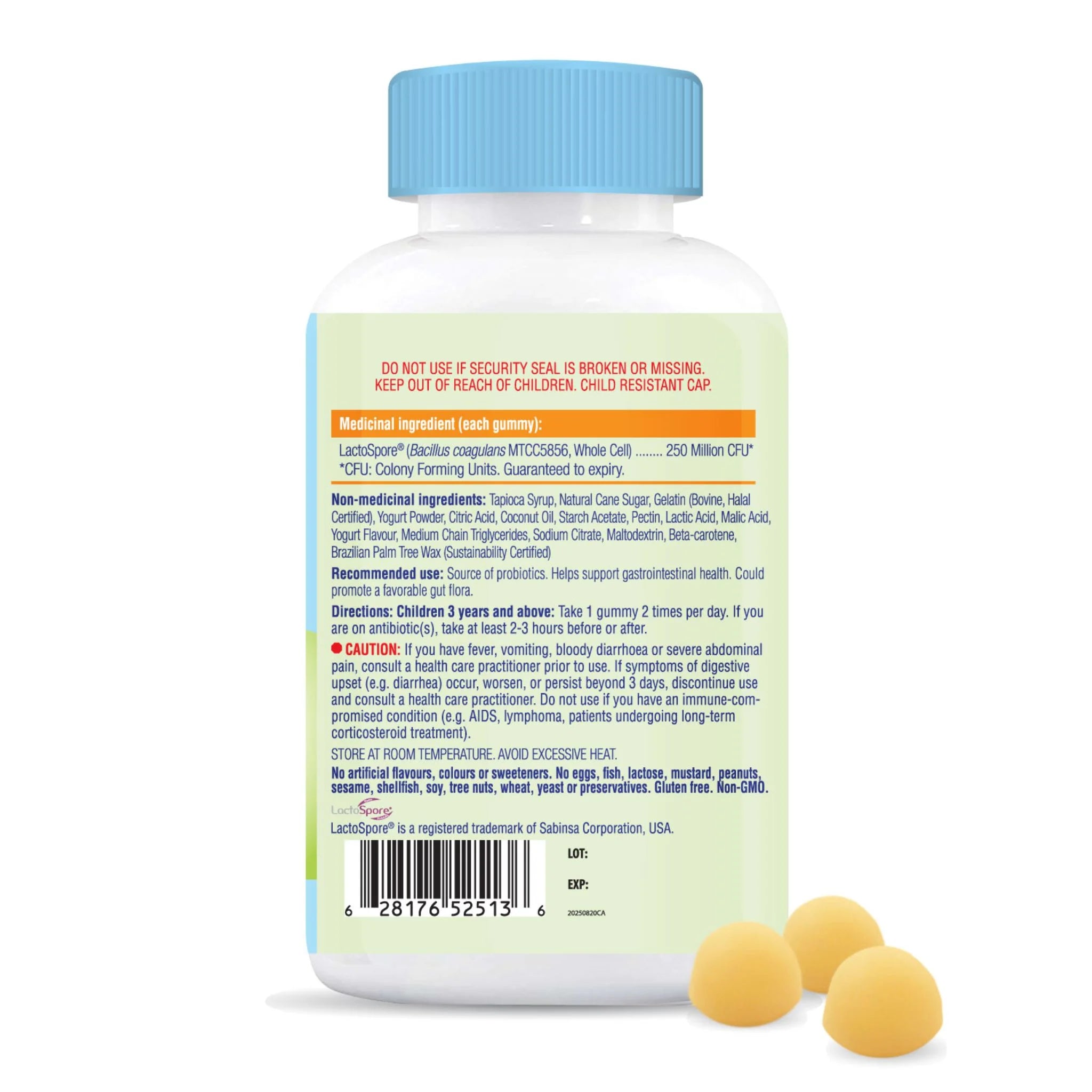 Allkidz Naturals Probiotic Gummies 80 Gummies