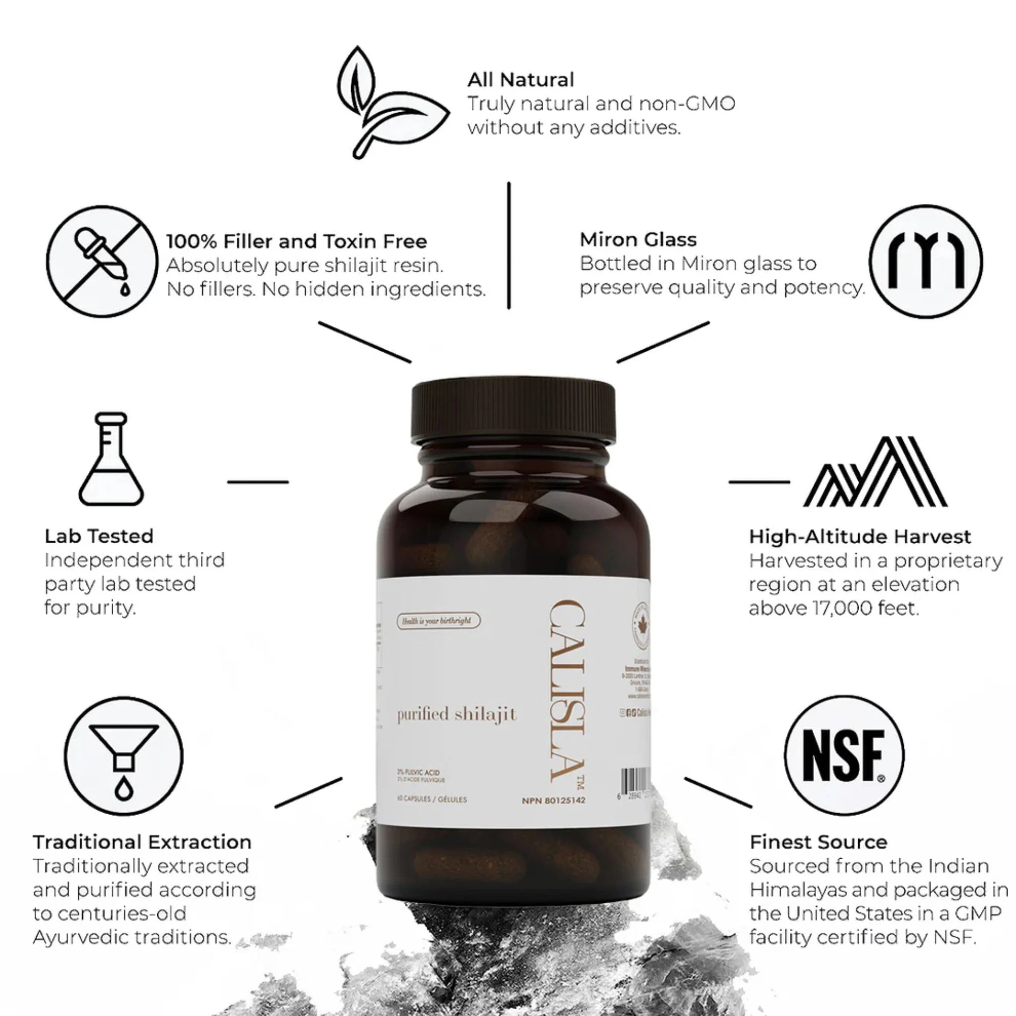 Calisla Shilajit 60 Capsules