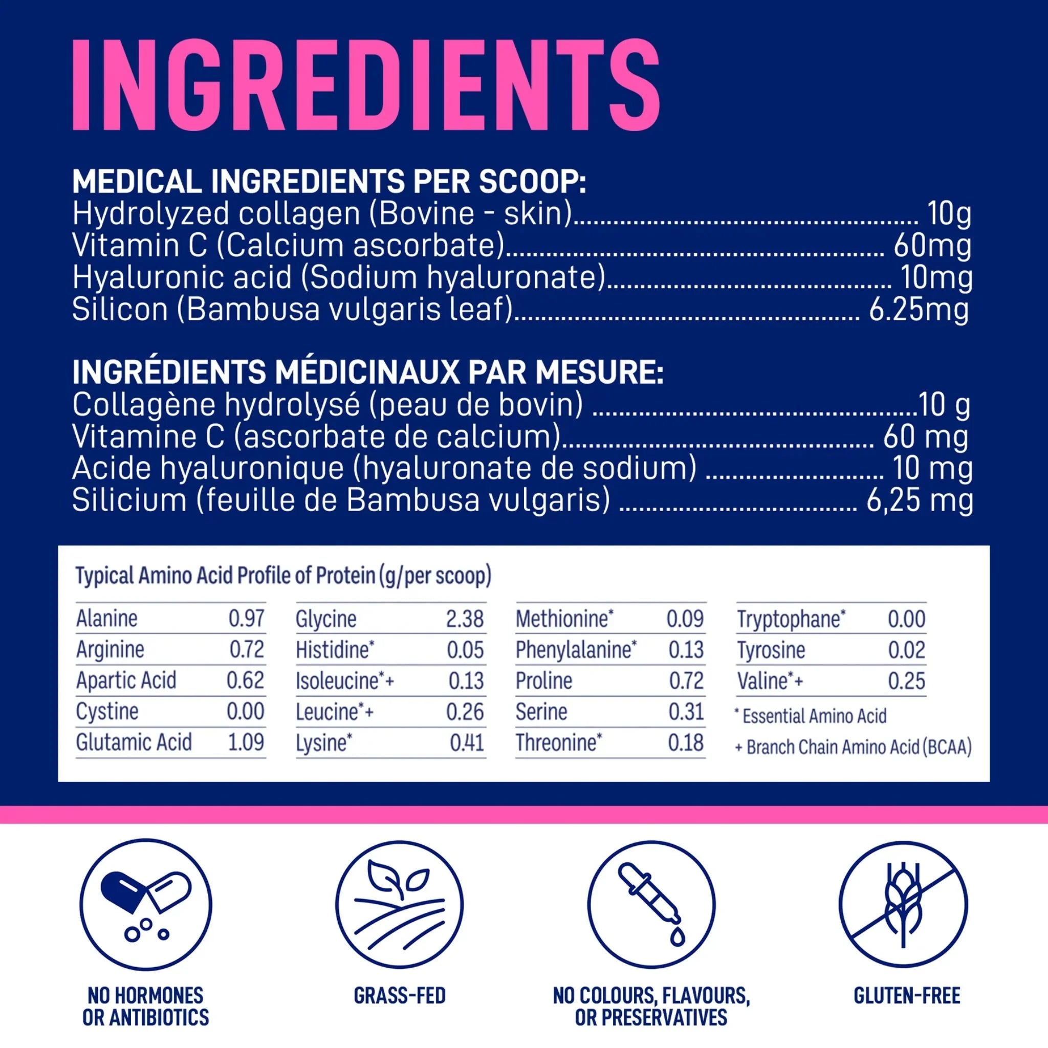 LeanFit Hydrolyzed Collagen Unflavoured 253g