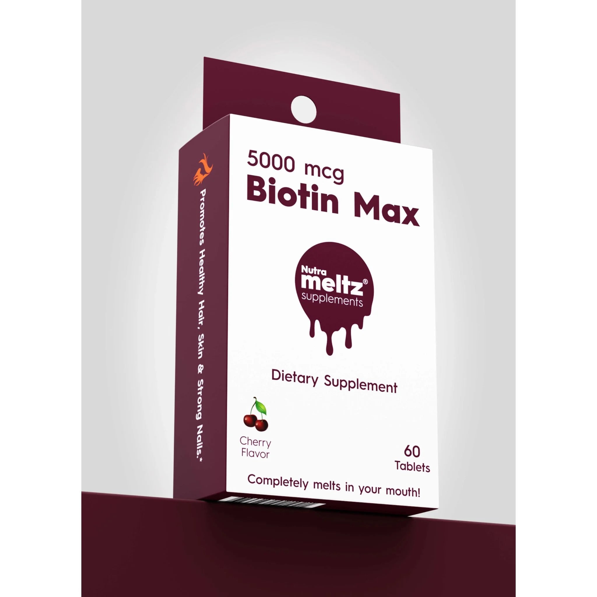 Nutrameltz Biotin Max 5000mcg 60 Tablets