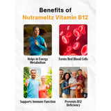 Nutrameltz Vitamin B12 Max 5000mcg 60 Tablets
